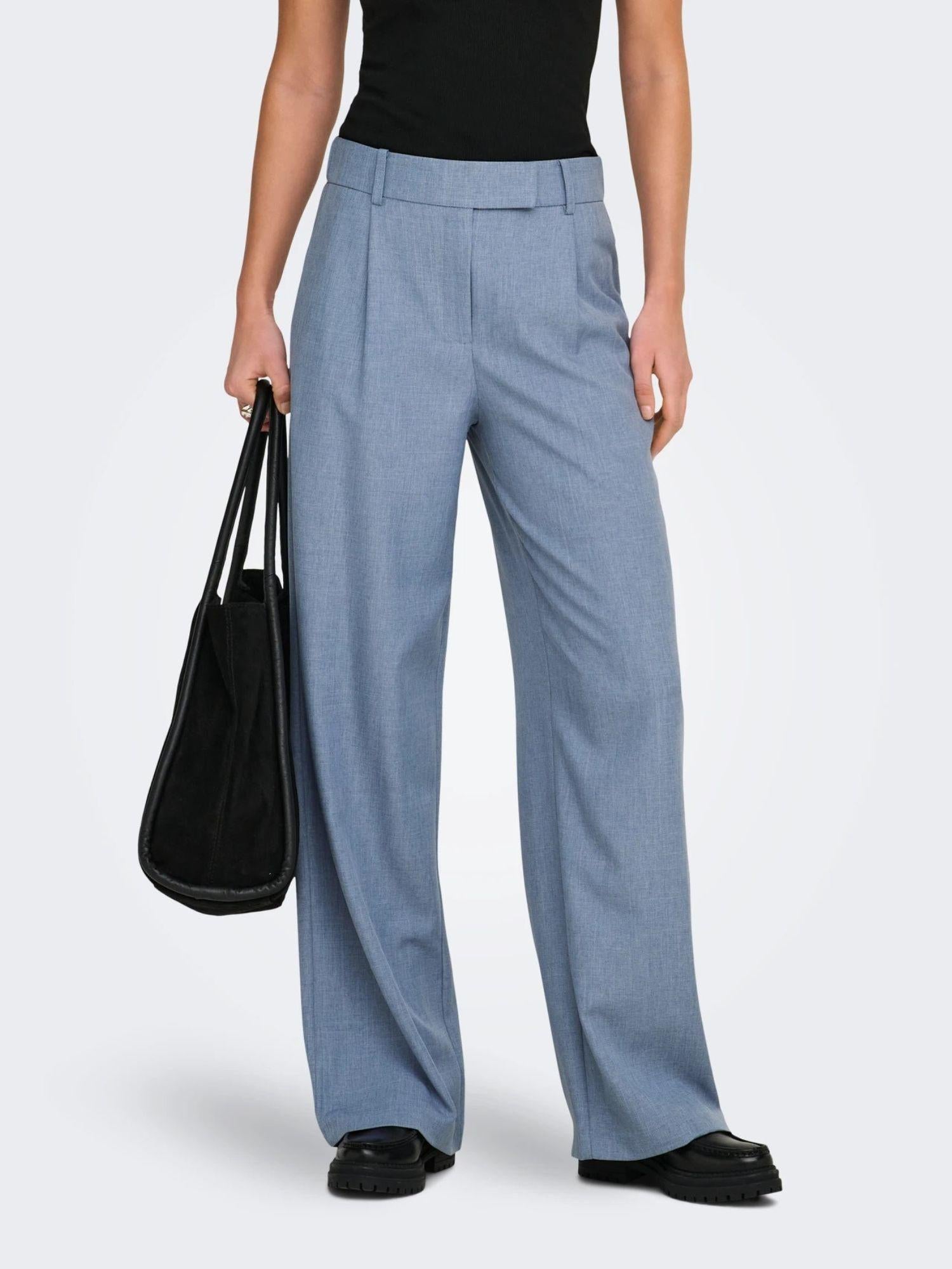 Only Pantaloni Donna Vintage Indigo Straight Fit Onllinda 15336761 Vintage Indigo ONLY