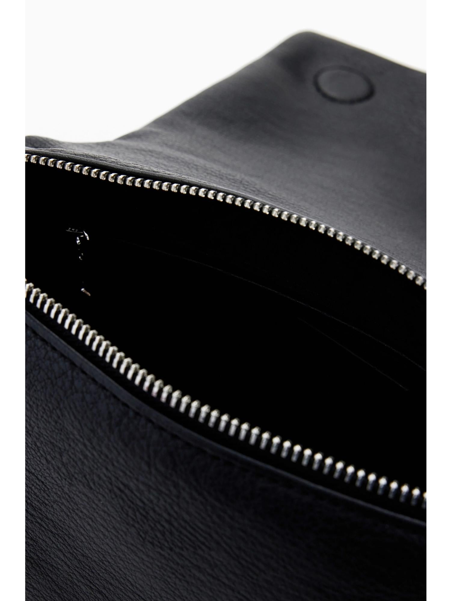 Desigual Borsa a tracolla effetto pelle ricamata media Donna Nero 25WAXPBD 2000 DESIGUAL