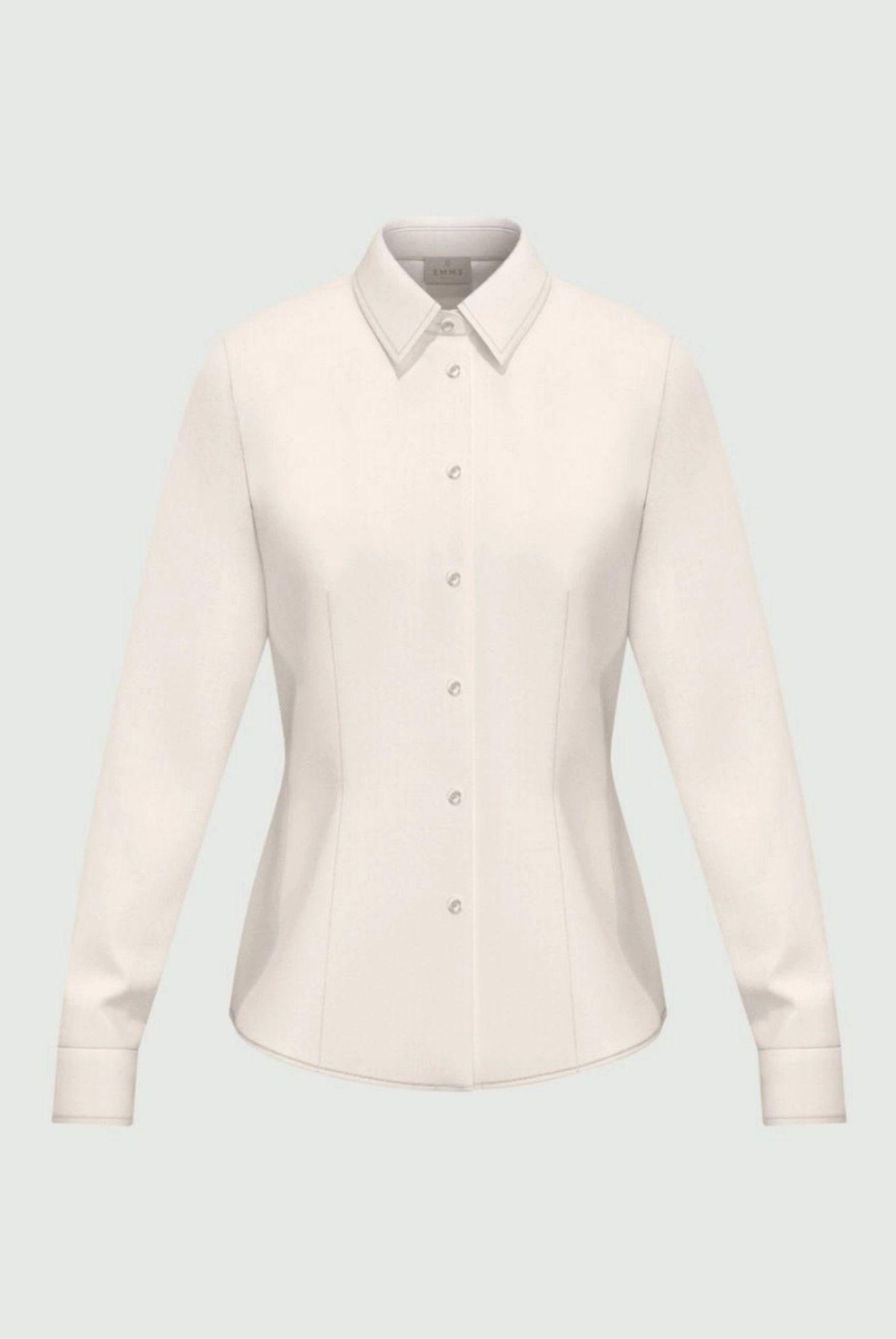 Emme Marella Camicia Donna Emmtempo Bianca 2615111011200 001 EMME MARELLA