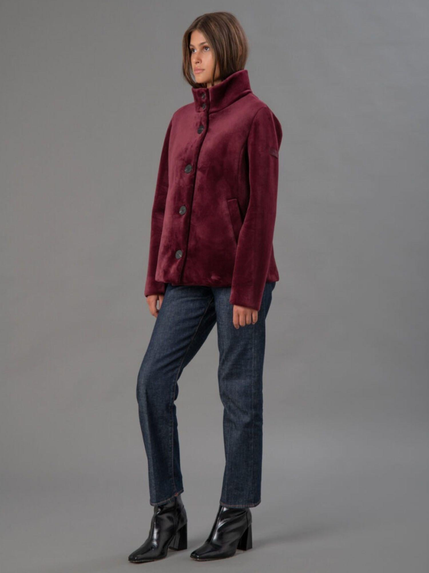 Rihunik Giacca Invernale Donna Eve25 Bordeaux RIW293J F0012 098 RIHUNIK