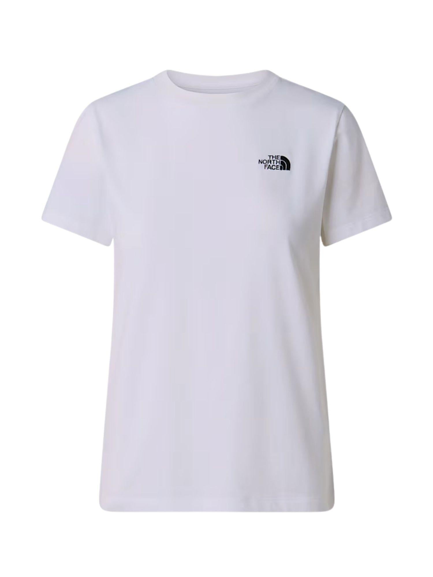 The North Face T-Shirt Donna Bianca Evolution Simple Dome Slim NF0A8FX7 FN4 THE NORTH FACE
