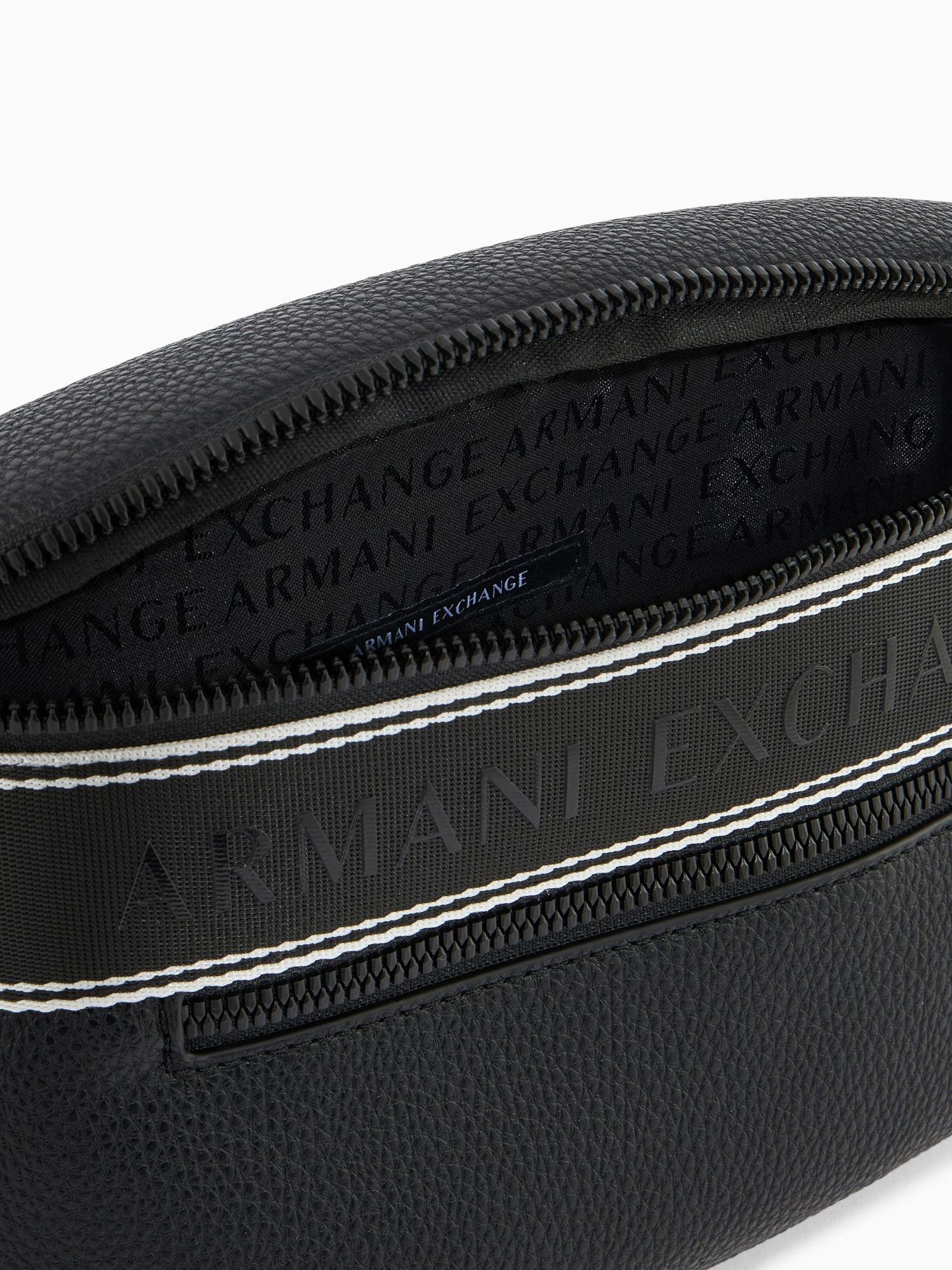 Armani Exchange Marsupio Uomo Nero con tape logo XM002834 AF22662 UC001 ARMANI EXCHANGE