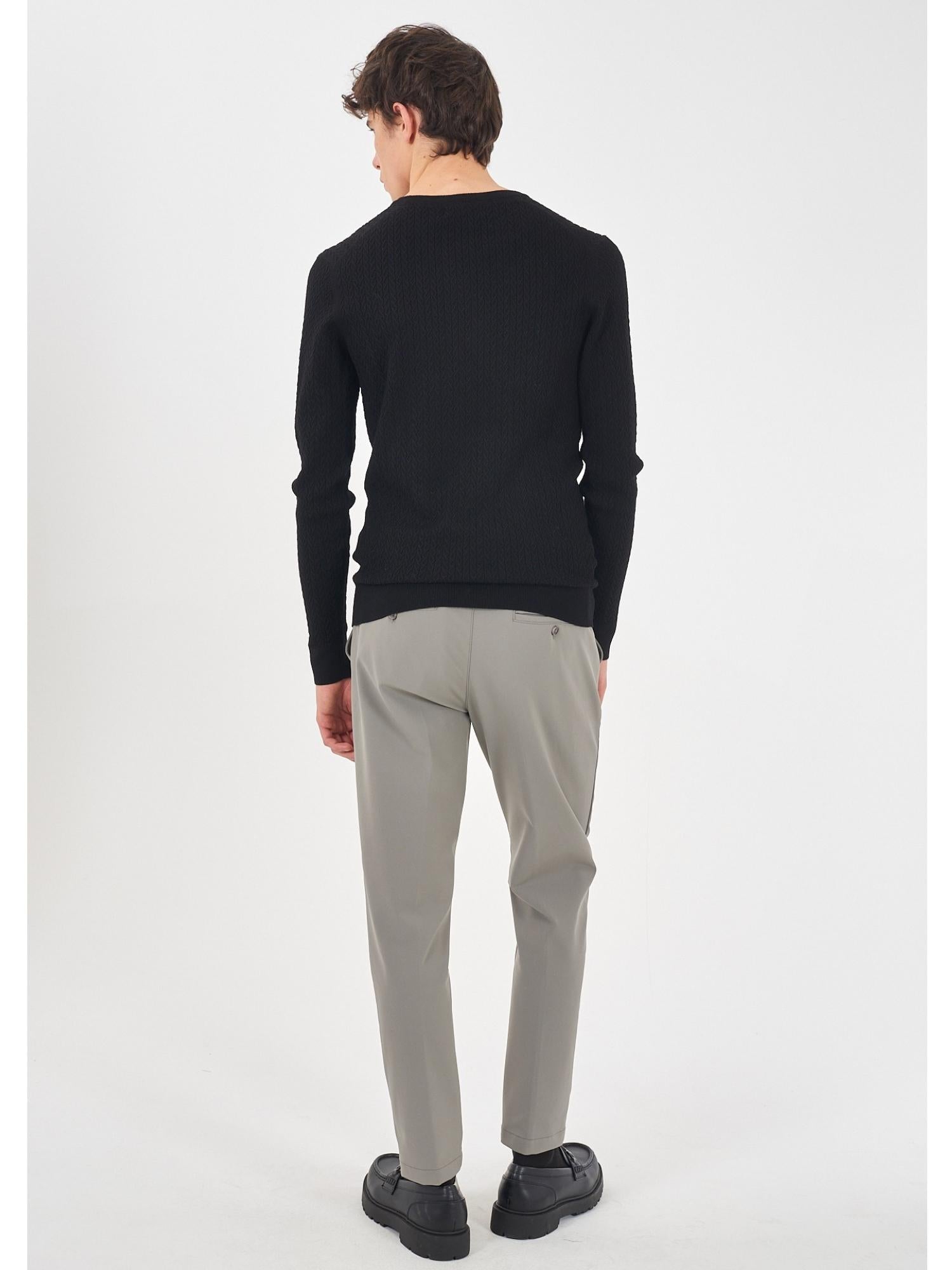 Yes Zee Maglia Girocollo Uomo Nero M824 ME00 0801 YES ZEE