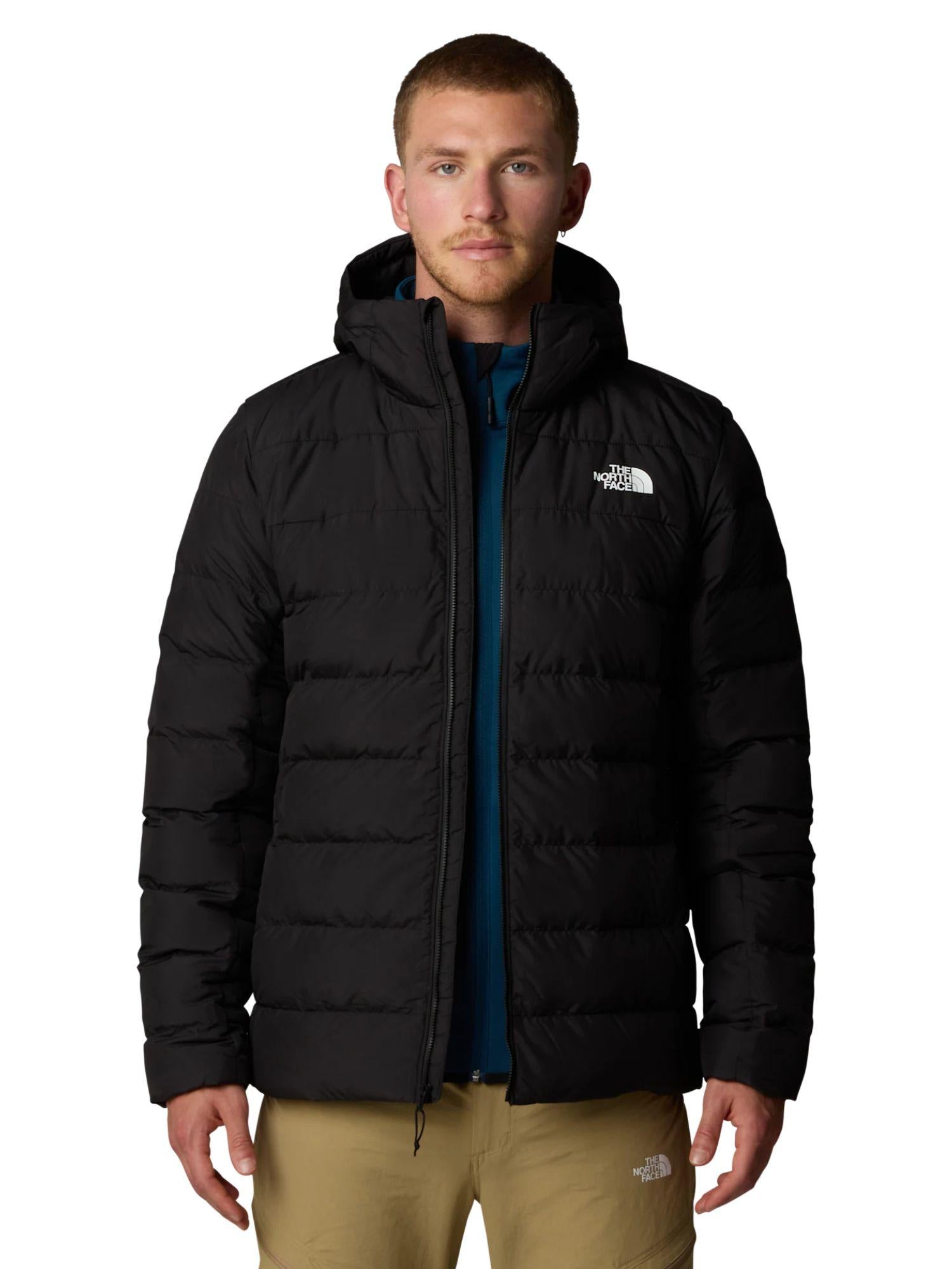 The North Face Giacca Uomo Aconcagua 3 con Cappuccio Nero NF0A84I1 4H0 THE NORTH FACE