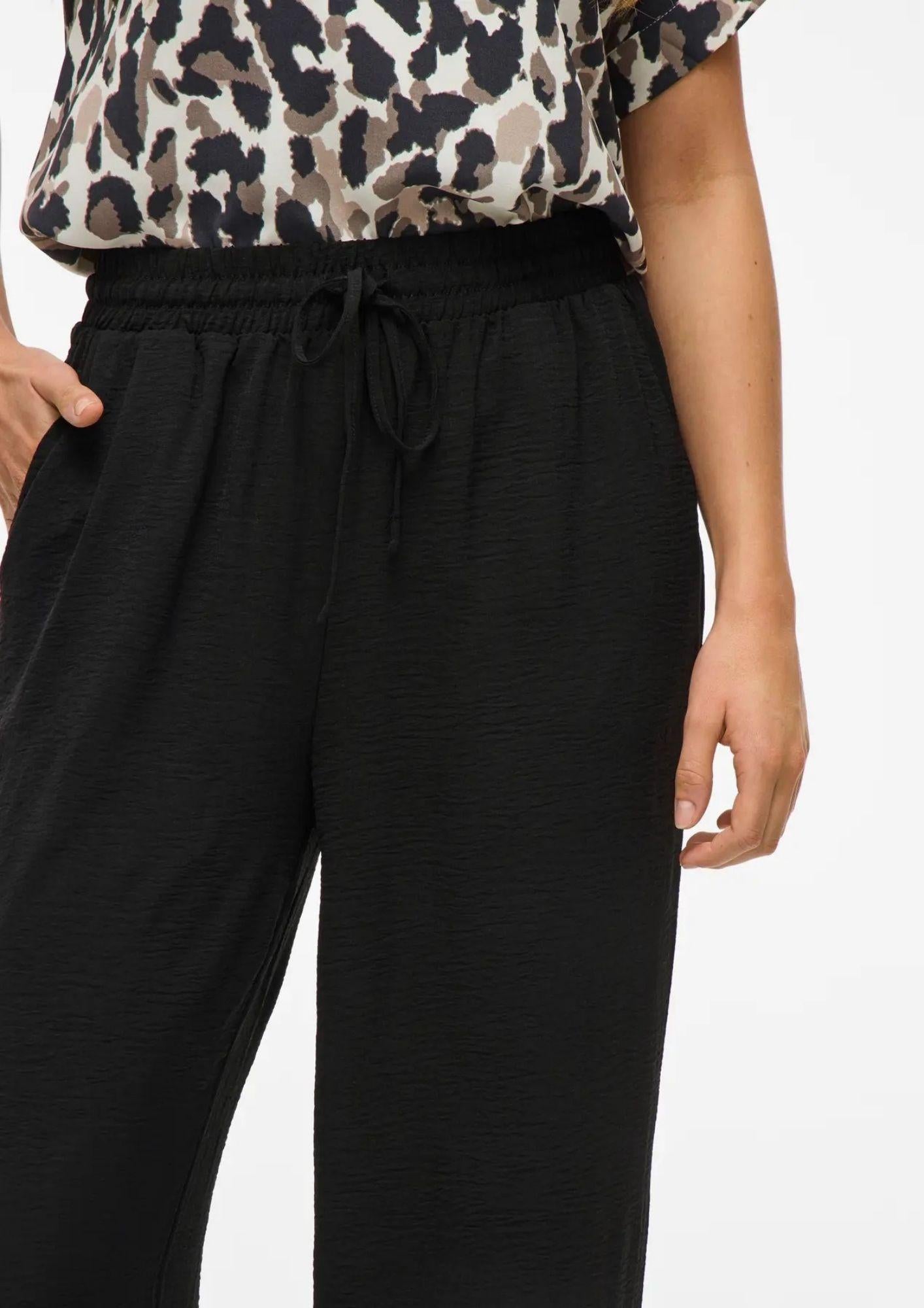 Vila Pantalone Donna Vijosa Nero 14100308 Black Beauty VILA