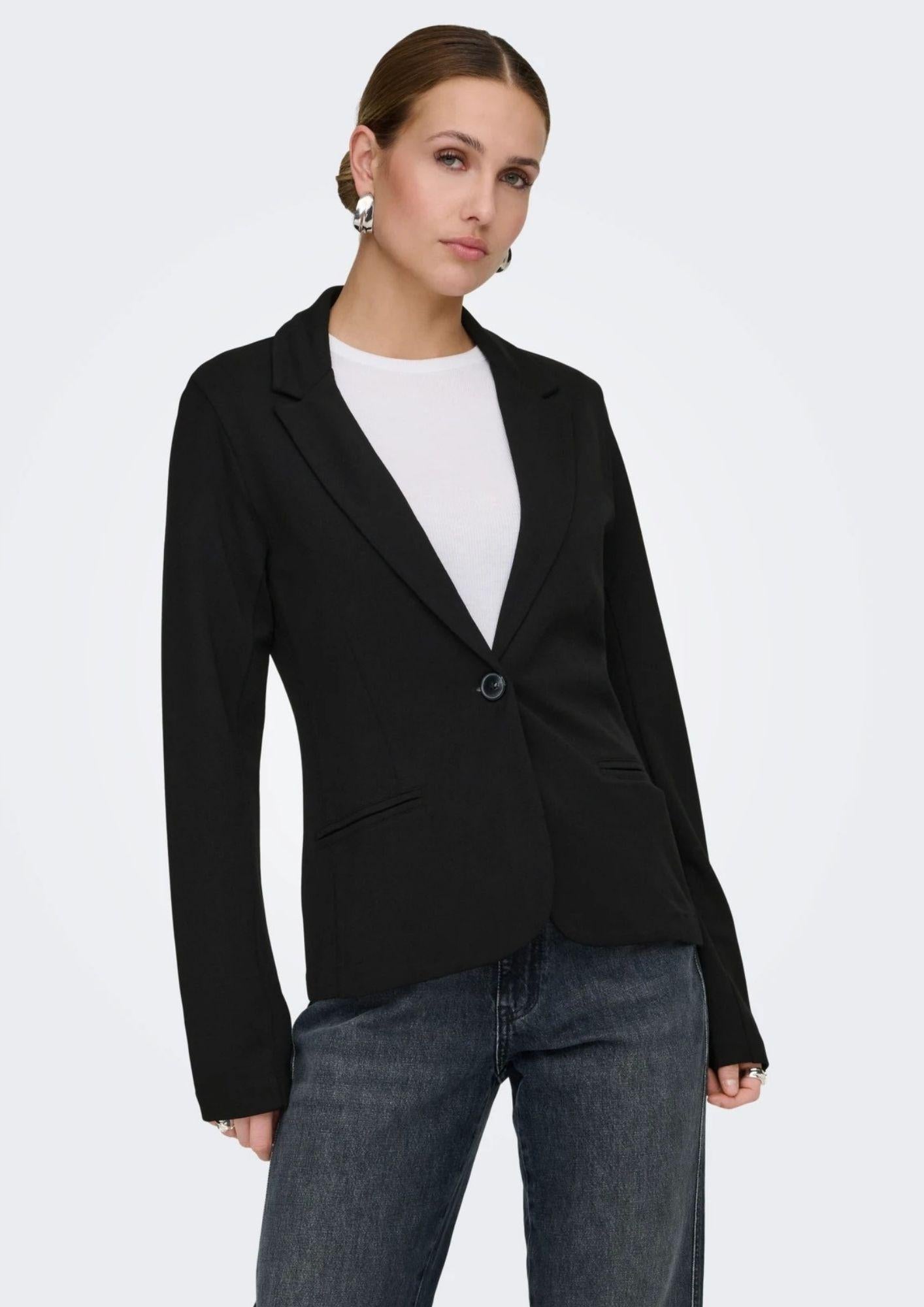 Jacqueline De Yong Giacca Donna New Blazer Nera 15364540 Black JACQUELINE DE YONG