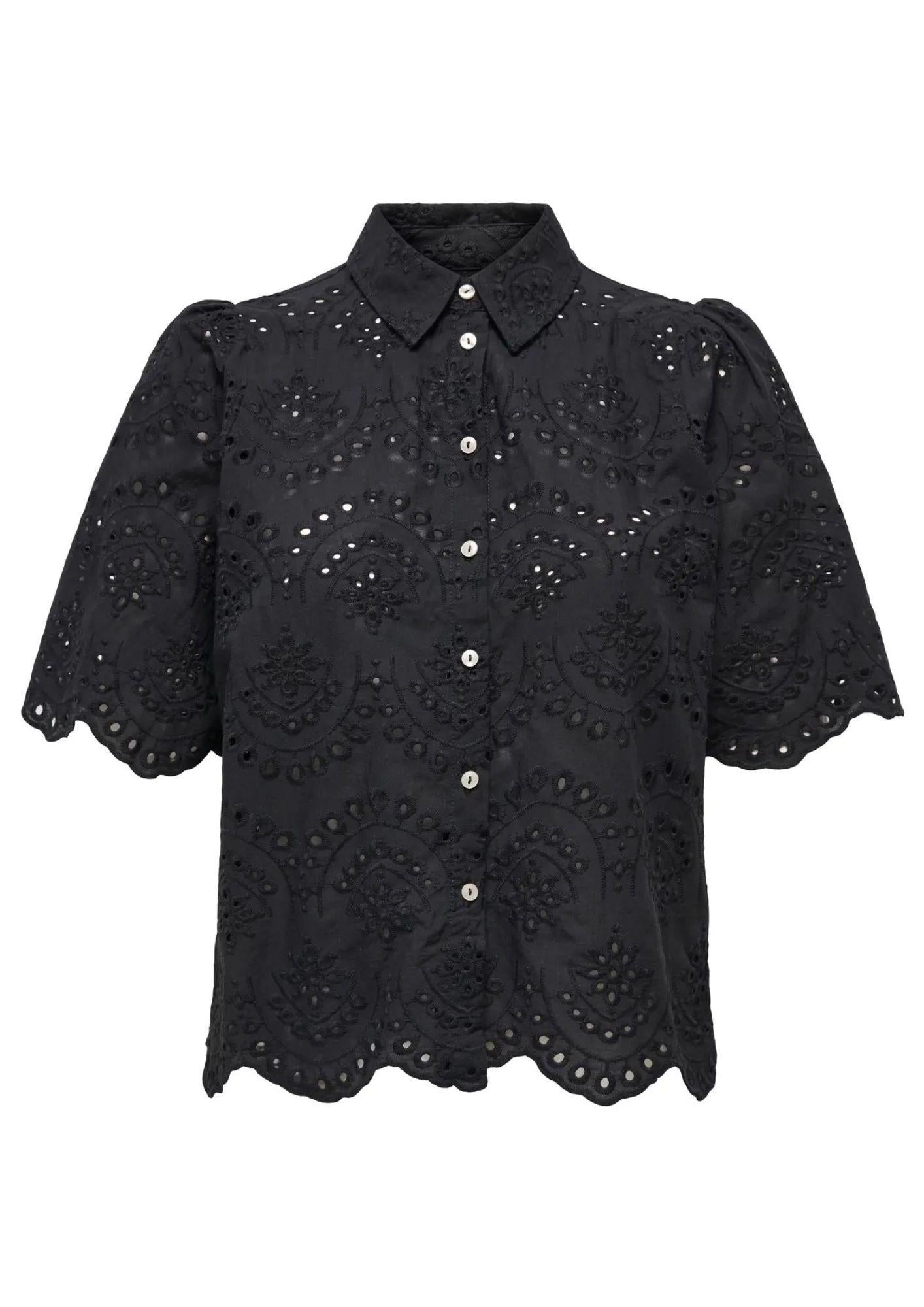 Only Camicia Donna Valais Nero 15351106 Black ONLY