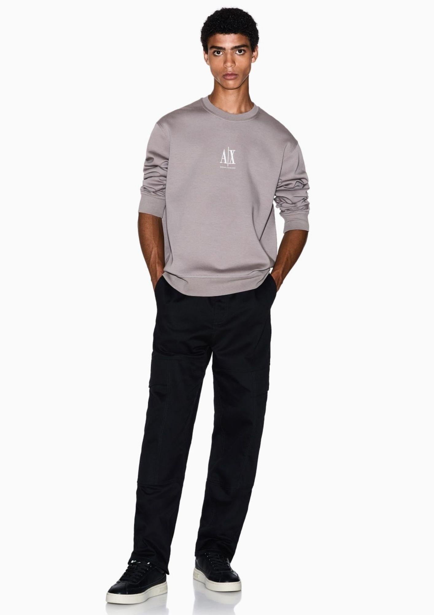 Armani Exchange Felpa Uomo Beige XM000368 AF10818 U6107 ARMANI EXCHANGE