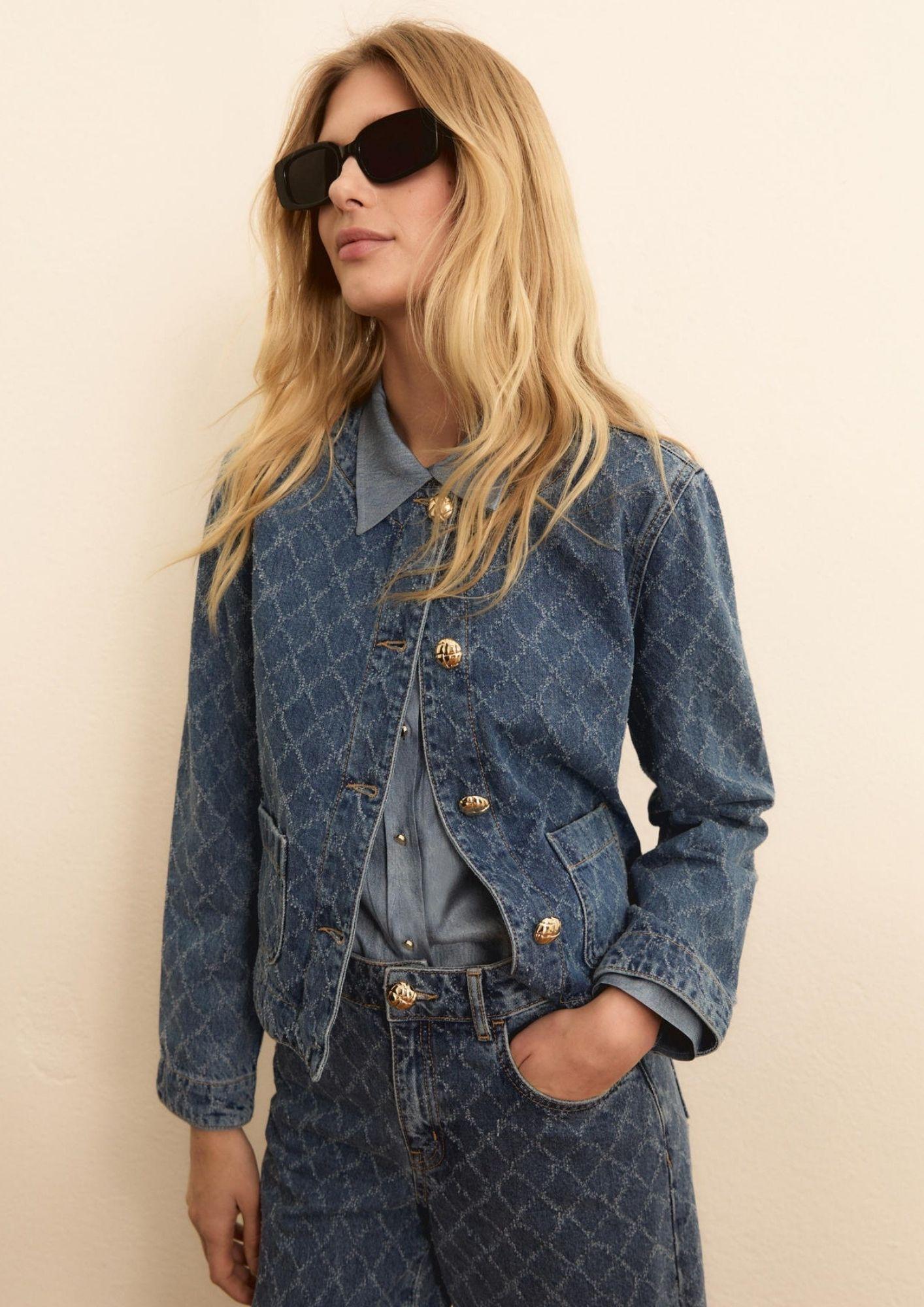 Emma Marella Giacca Donna Emispadino Blue Jeans 2615041024200 001 EMME MARELLA