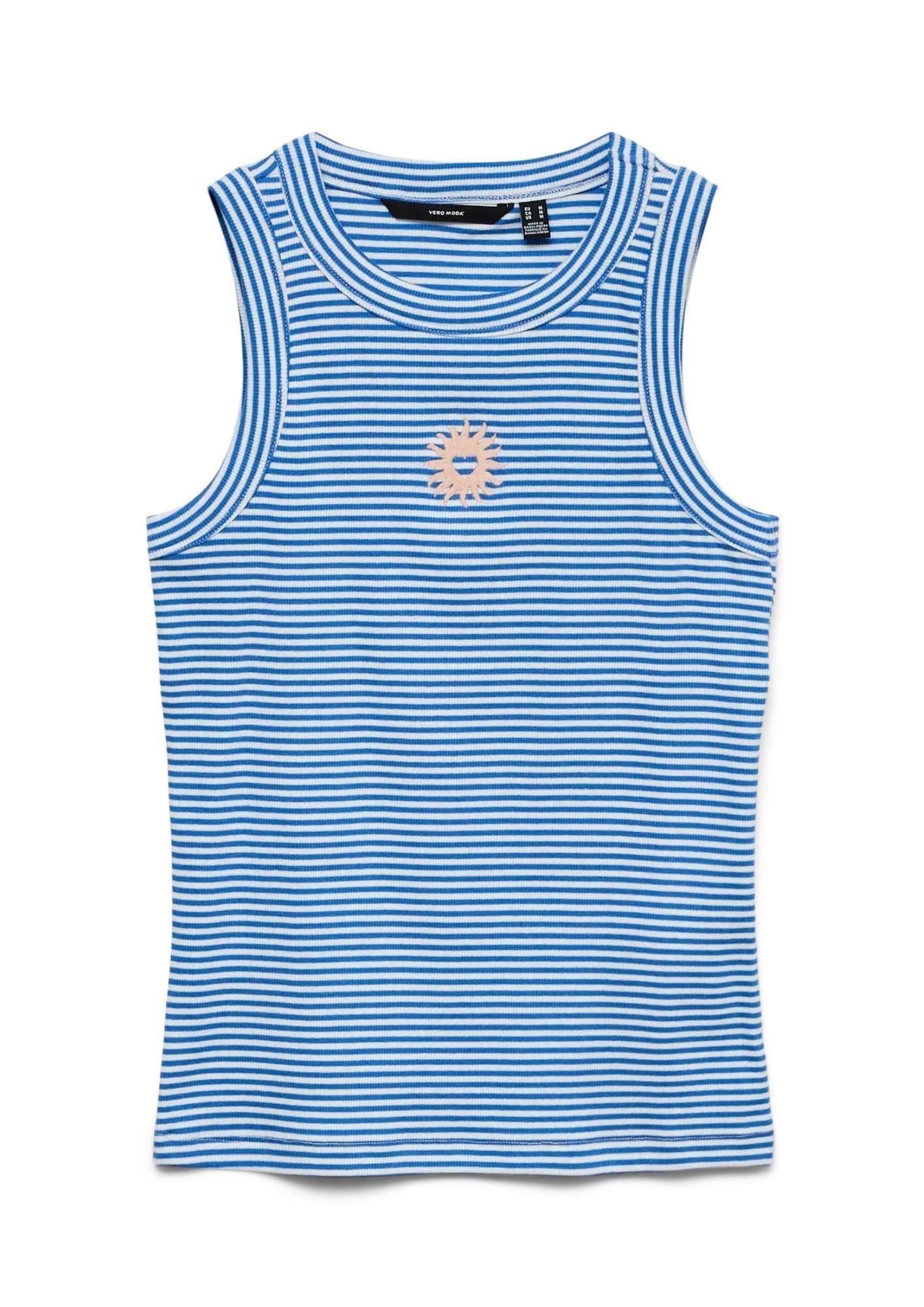 10341982 Snow White NEBULAS BLUE VERO MODA