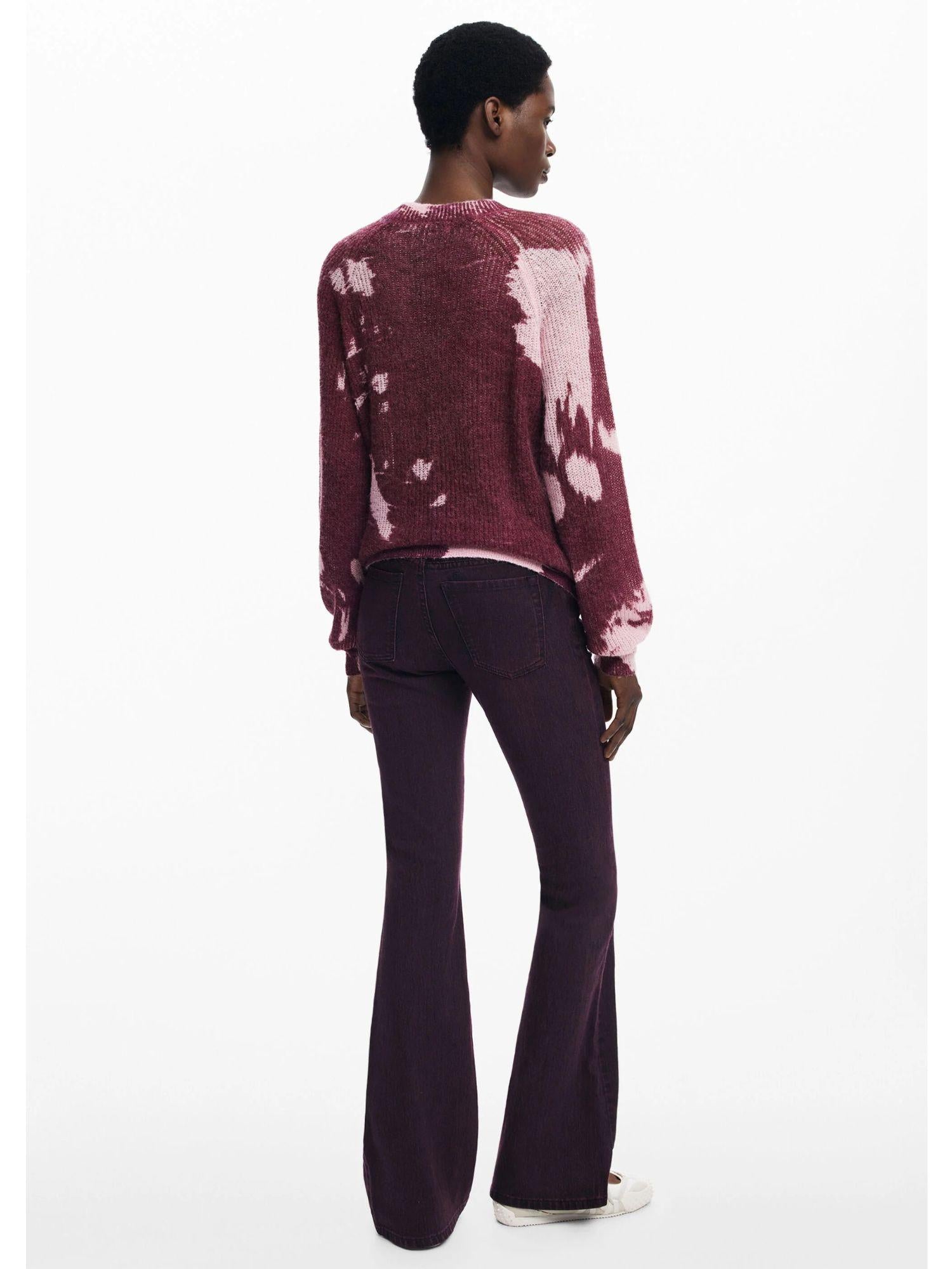 Desigual Maglione texture Arty Donna Rosso 25WWJF31 3078 DESIGUAL