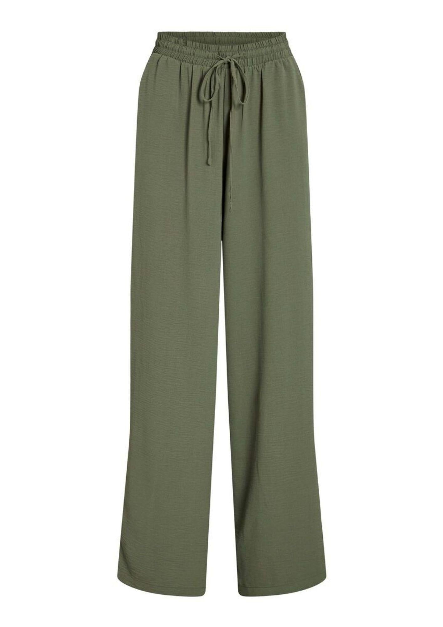 Vila Pantalone Donna Vijosa Blu Verde Oliva 14100308 Olivine VILA