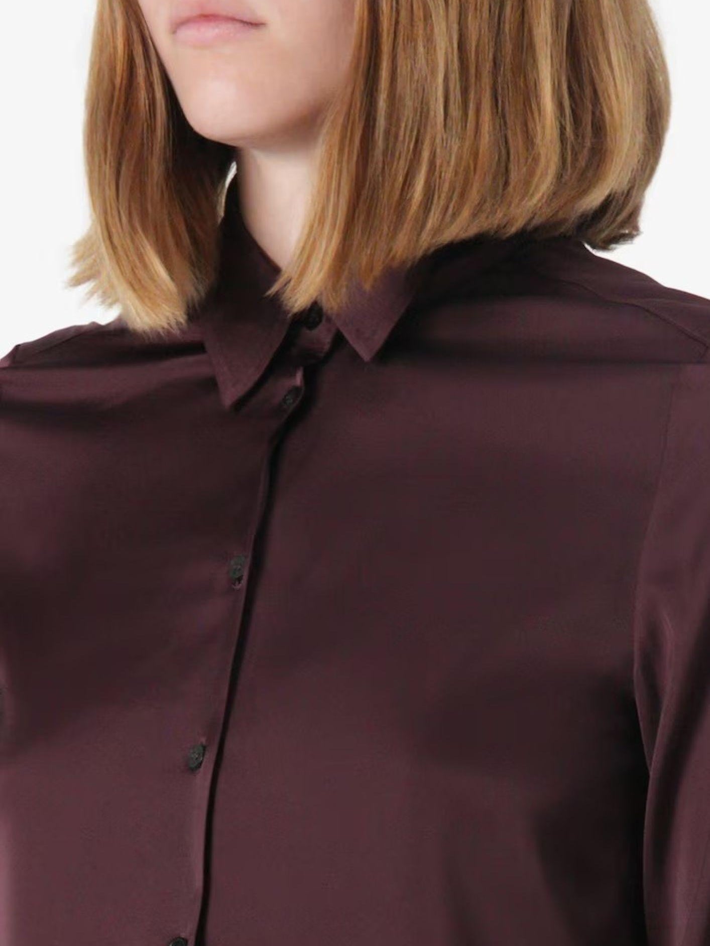 Emme Marella Camicia Donna Naples Bordeaux 2525116051200 005 EMME MARELLA