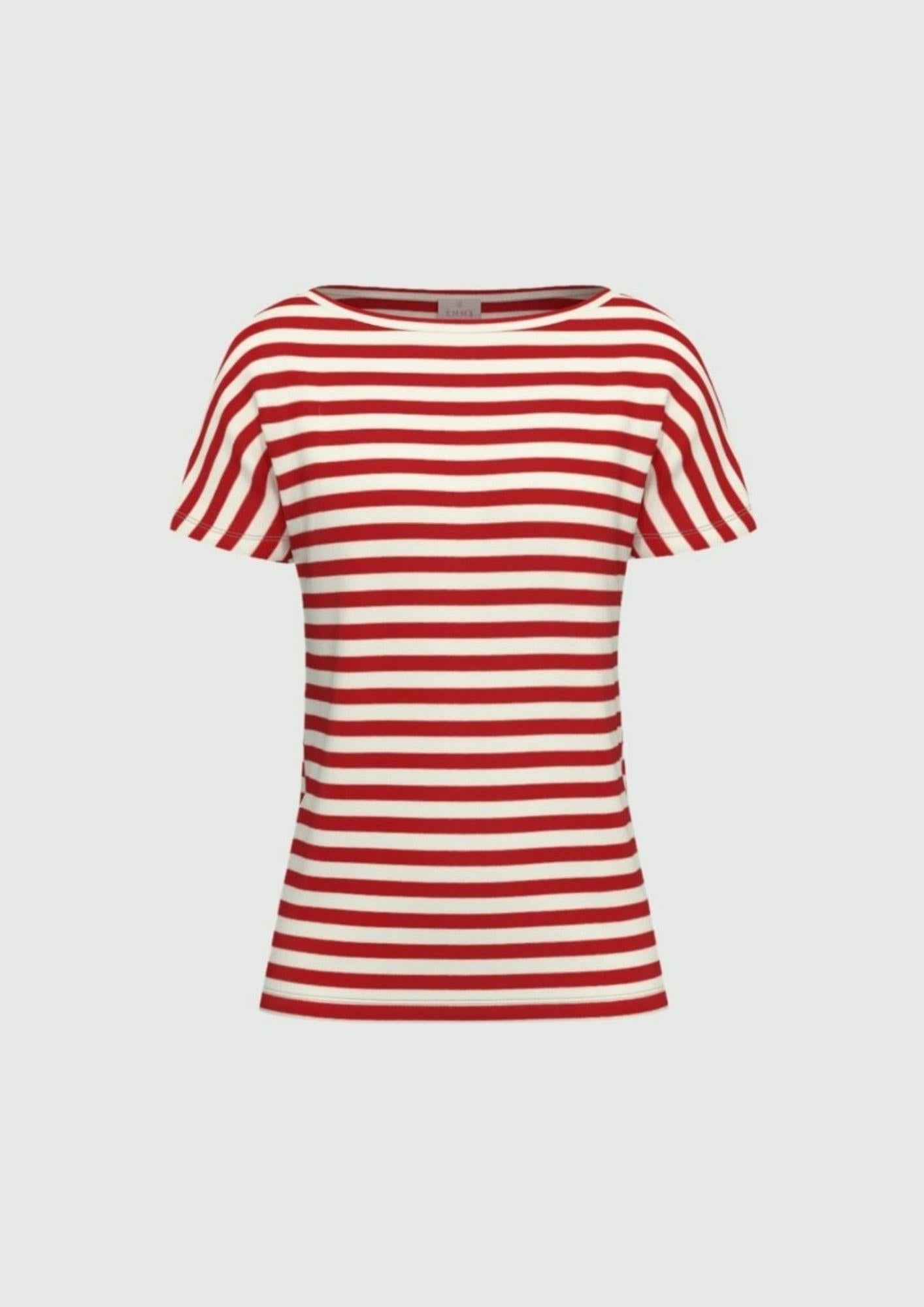 Emme Marella T-Shirt Emmfervida Bianca e Rossa 2615971021200 013 EMME MARELLA