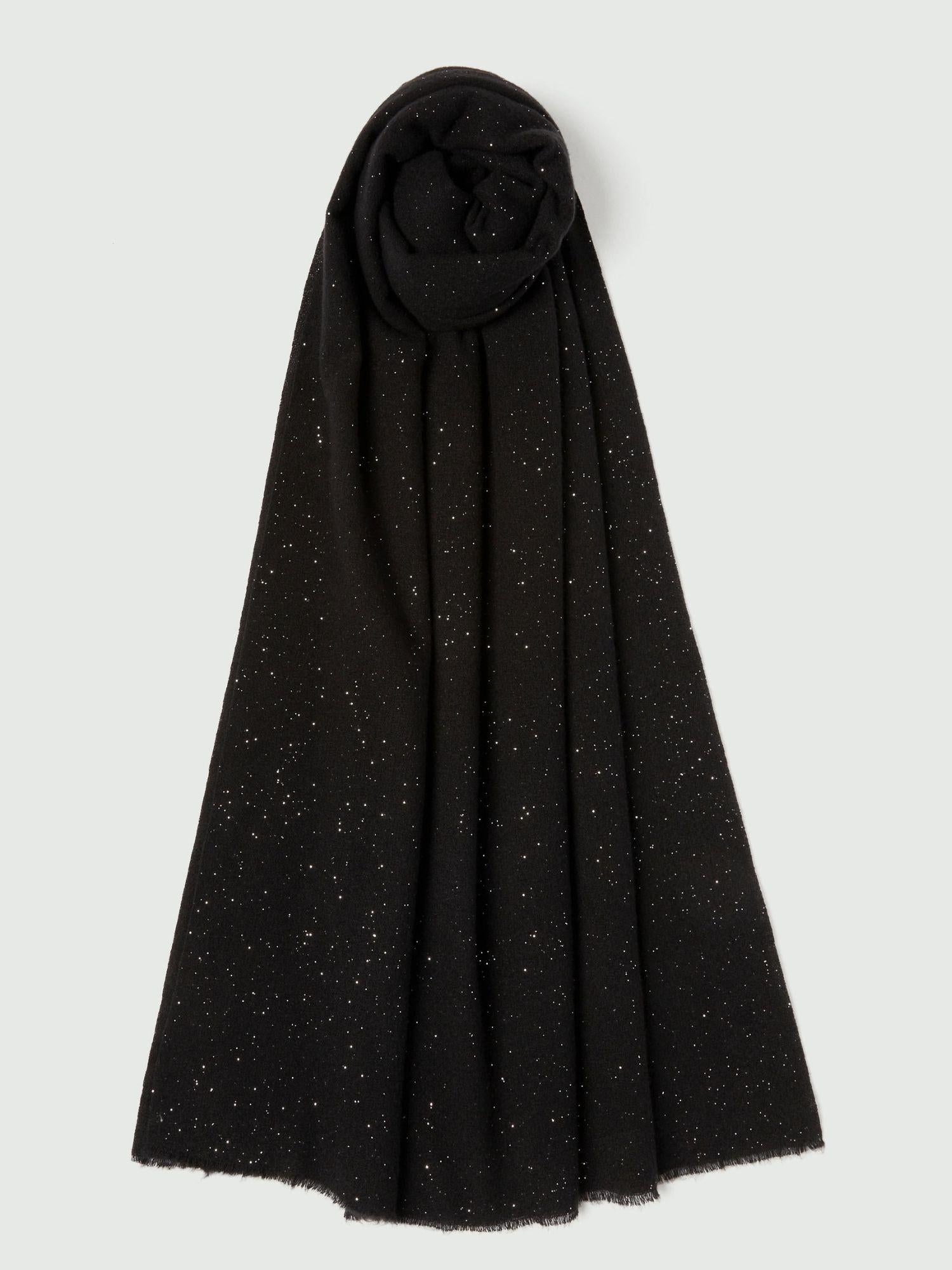 Emme Marella Stola con frange e filo di lurex Donna Rinvio Nero 2525546021200 003 EMME MARELLA