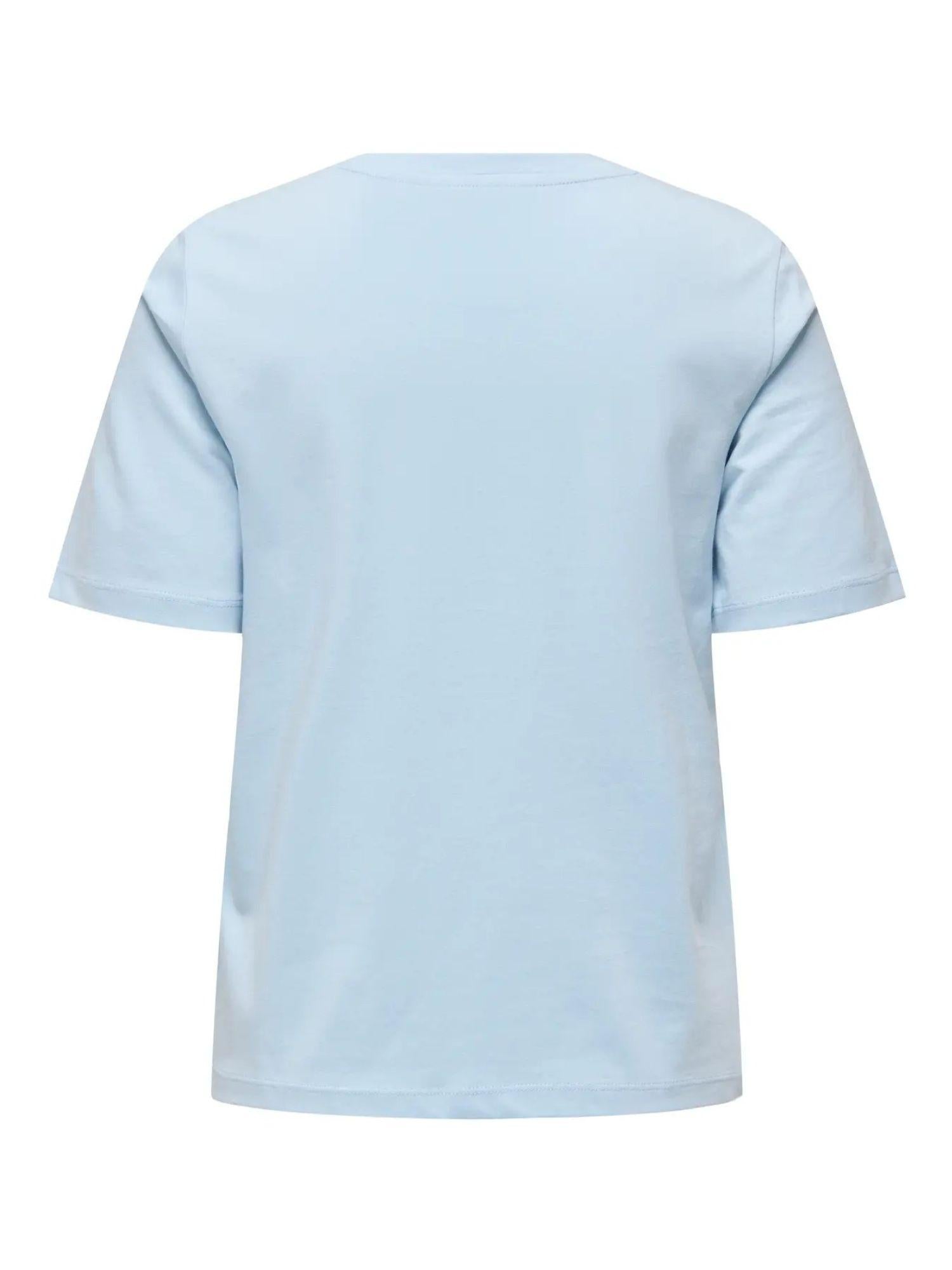 Only T-Shirt Donna Cashmere Blue Onlonly 15270390 Cashmere Blue ONLY