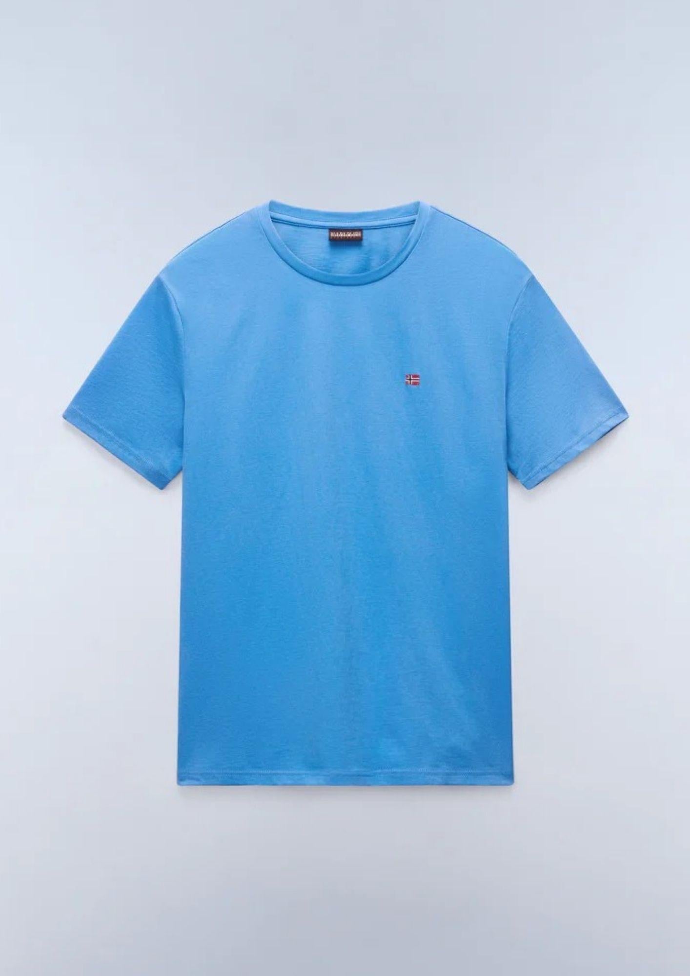 Napapaijri T-Shirt Uomo Salis Azzurra NP0A4H8D B9A NAPAPIJRI