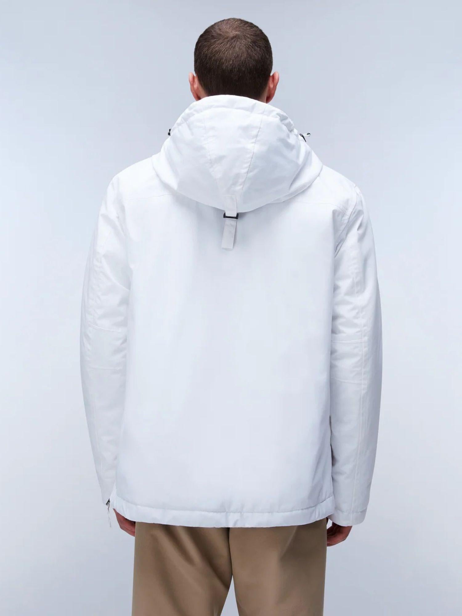 Napapijri Giacca Anorak Invernale Uomo Rainforest Grigio Chiaro NP0A4GMC 002 NAPAPIJRI