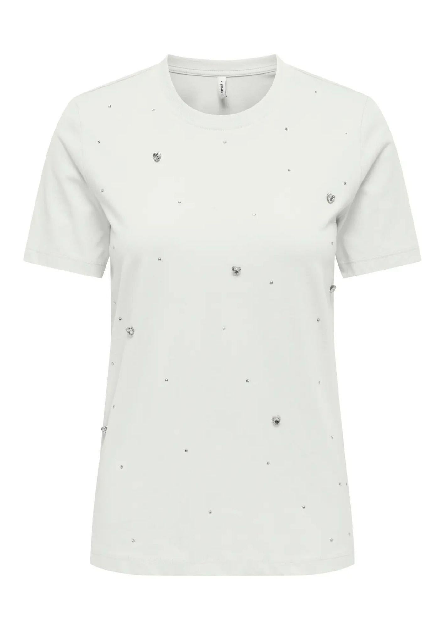 Only T-Shirt Donna Filizza Bianca 15368933 Cloud Dancer ONLY