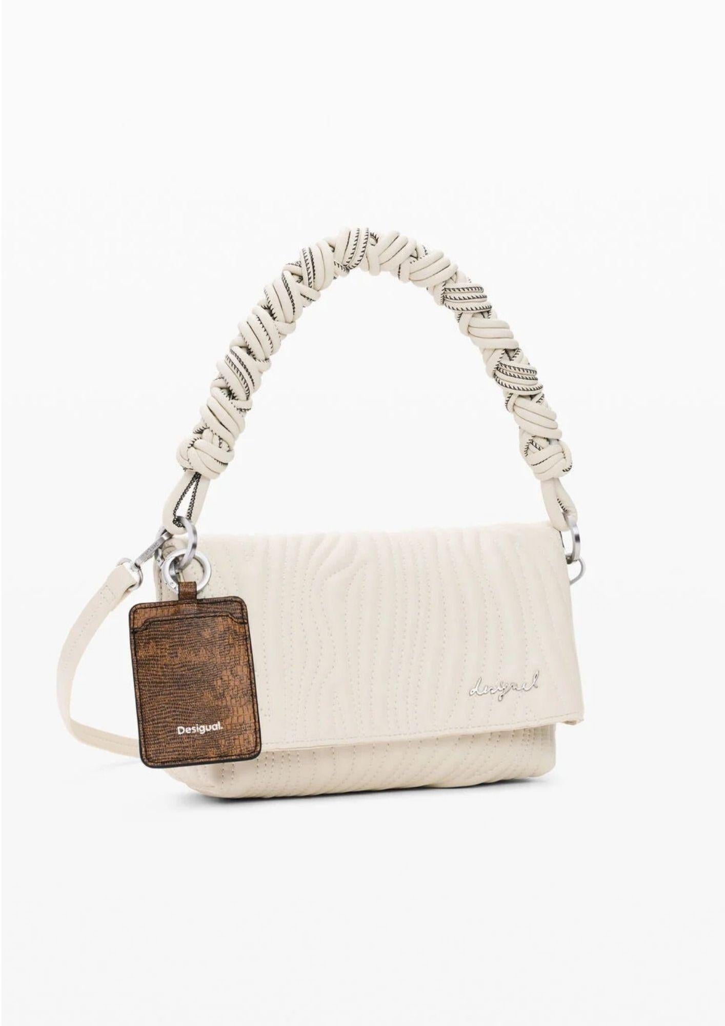Desigual Borsa Donna Bag Helium Trokel Ecru 26SAXPBB 1008 DESIGUAL