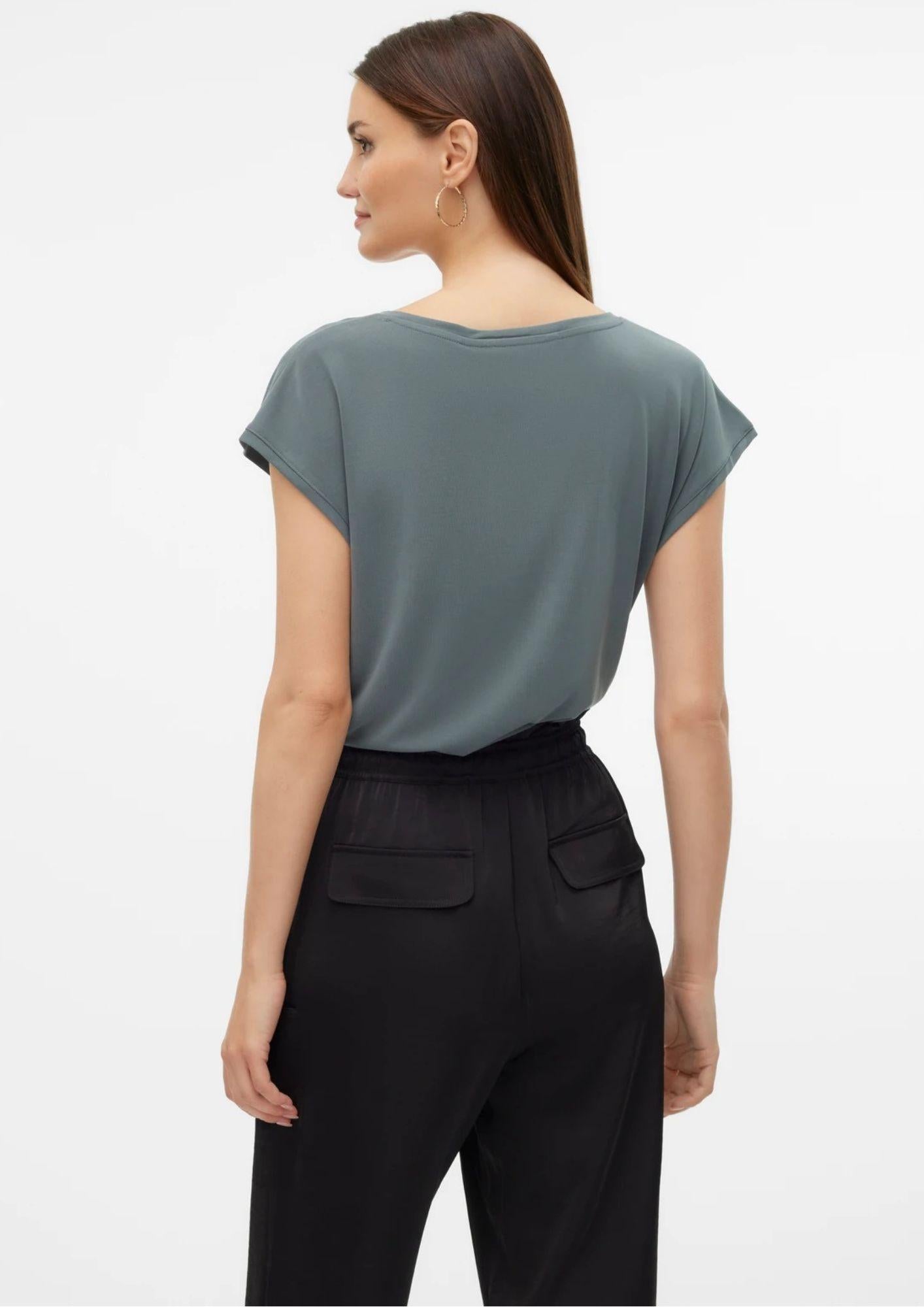 Vero Moda Top Donna Filli Verde 10247666 Balsam Green VERO MODA