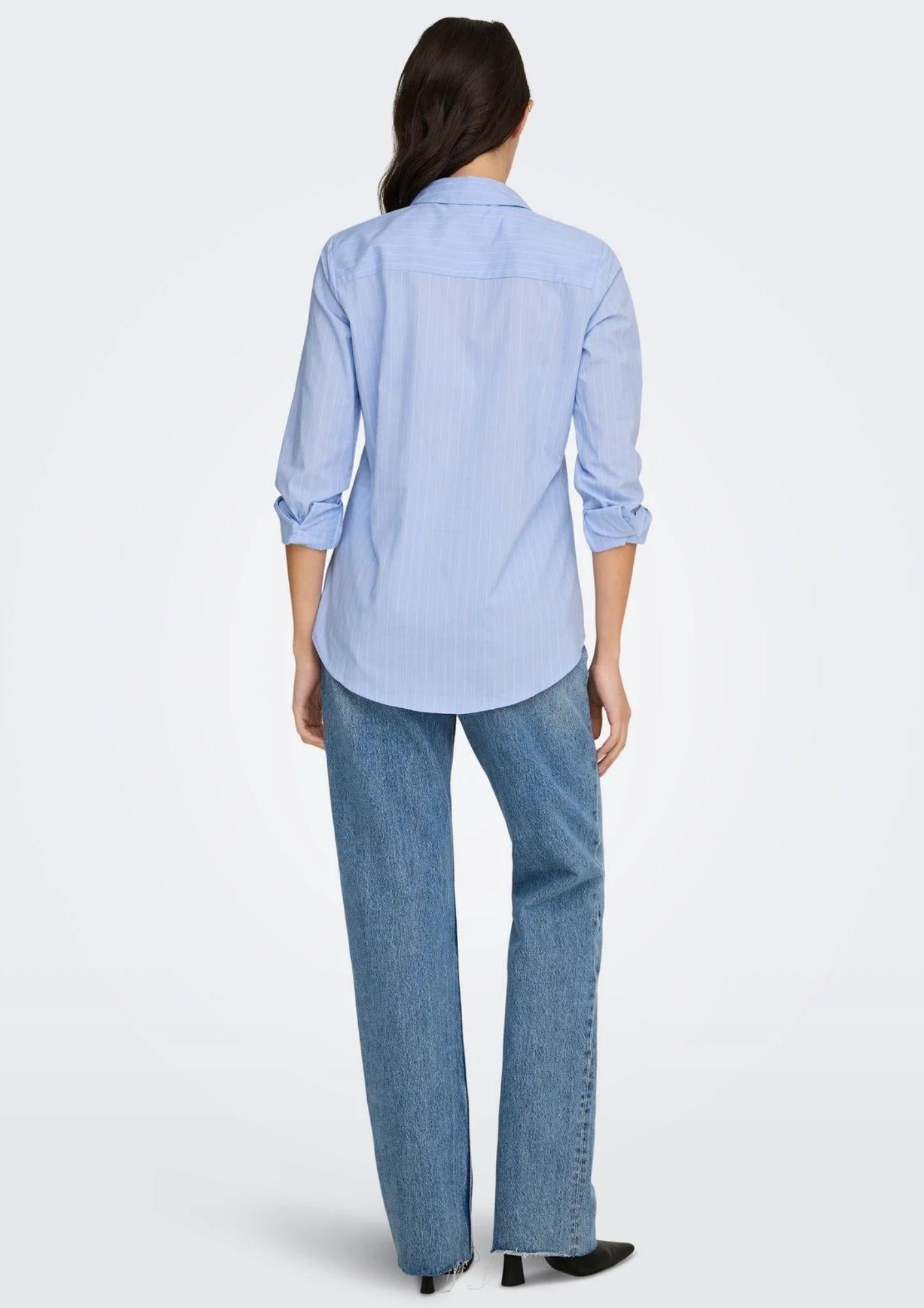 Jacqueline De Yong Camicia Donna Mio Blu Cashmere 15149877 Cashmere Blue JACQUELINE DE YONG