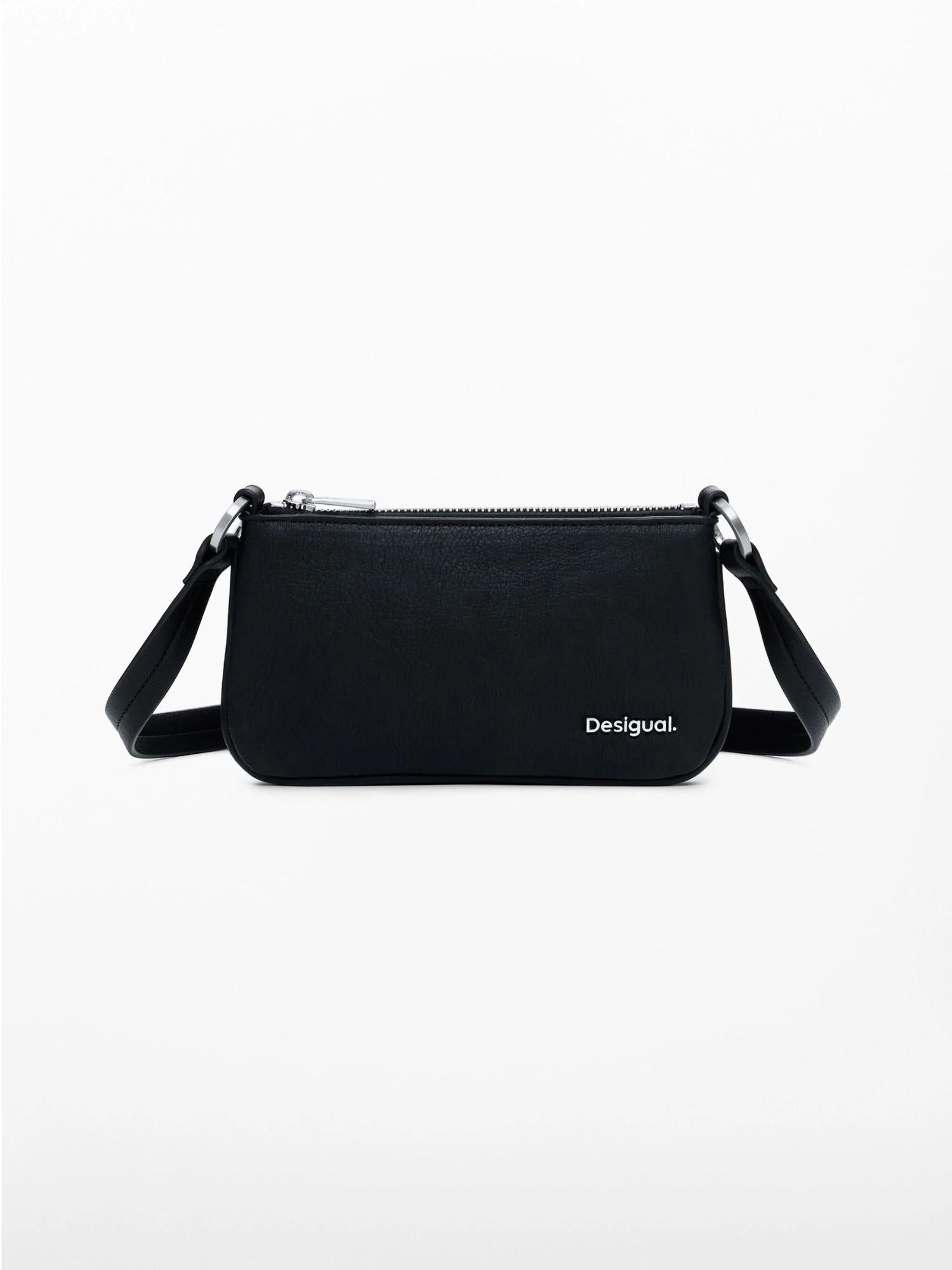 Desigual Portafoglio 2in1 serpente grande Donna Nero 25WAYP22 2000 DESIGUAL