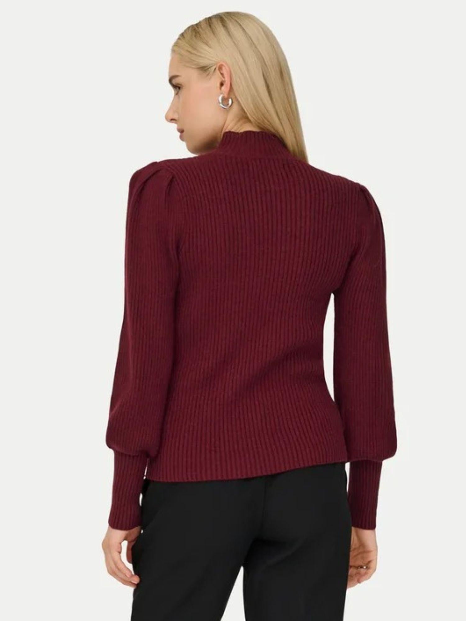 Only Pullover Donna Katia Rosso 15232494 Cabernet ONLY