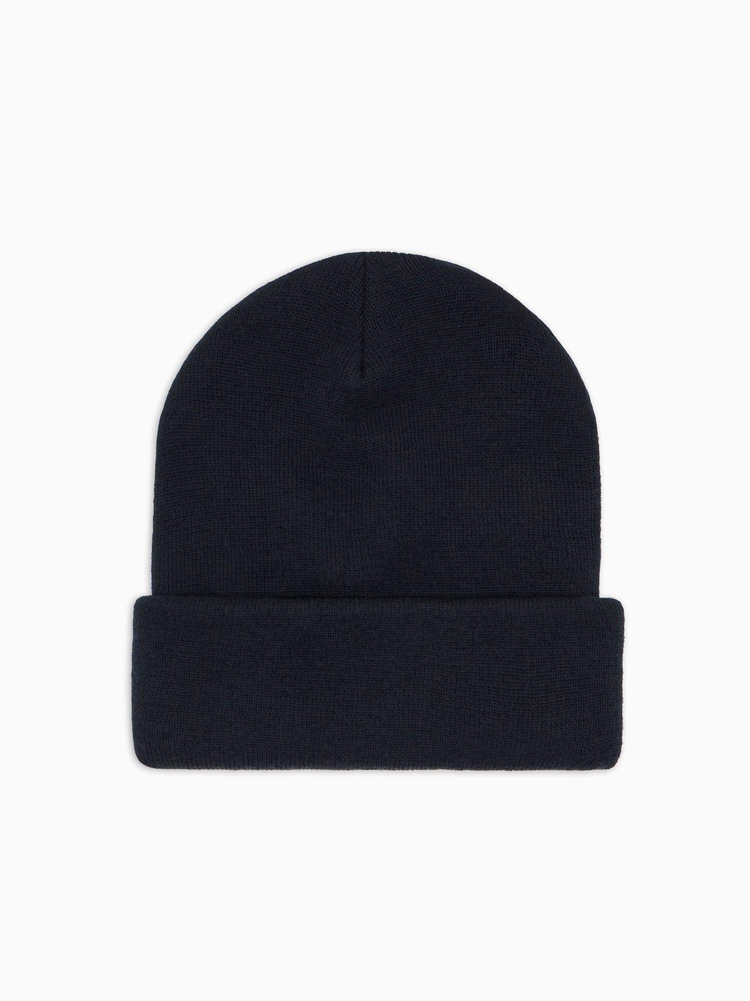 Armani Exchange Cappello beanie con logo NY ASV Uomo Blu navy XM001531 AF16950 UB101 ARMANI EXCHANGE