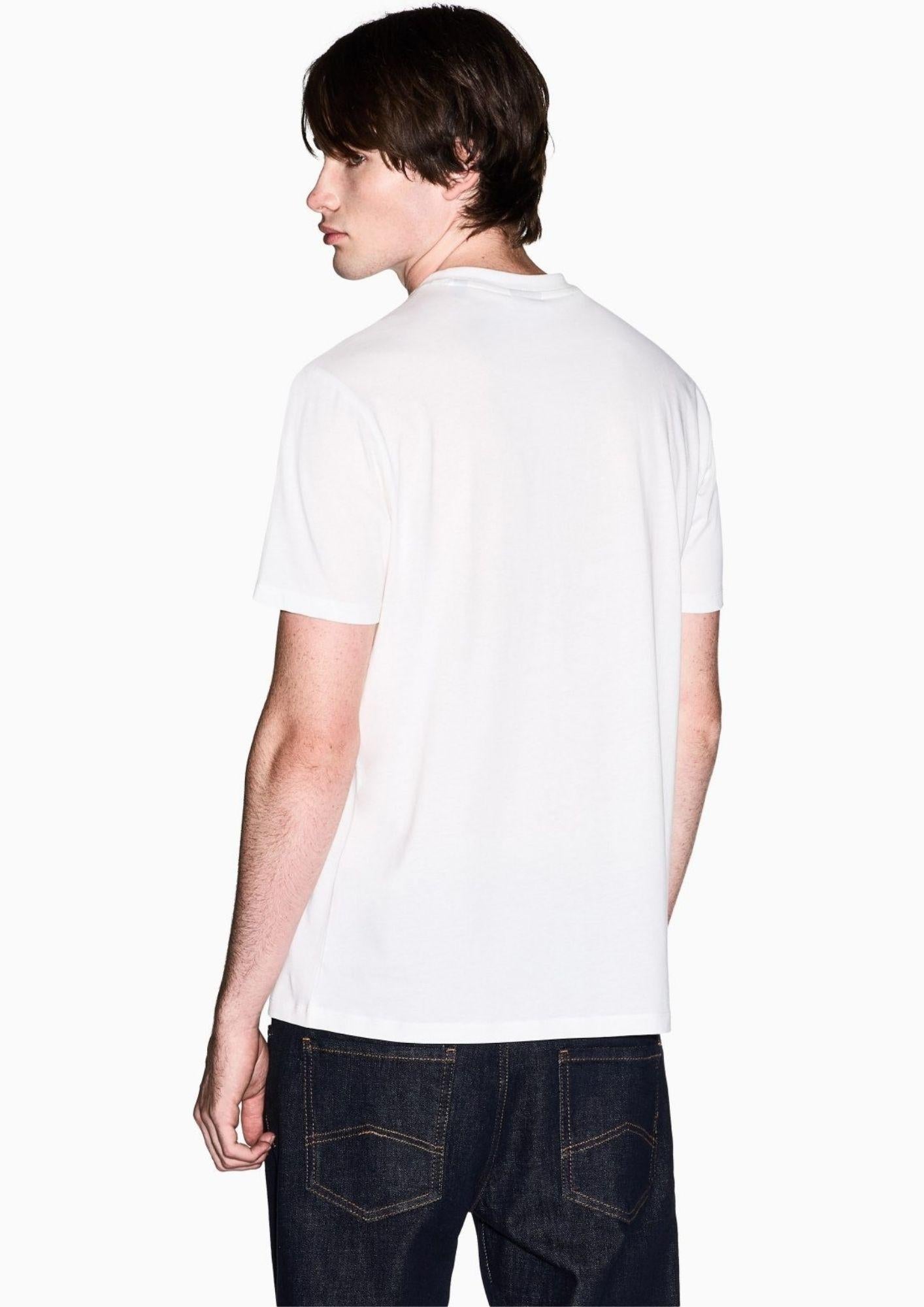 Armani Exchange T-Shirt Uomo Bianca XM002501 AF10356 U0009 ARMANI EXCHANGE