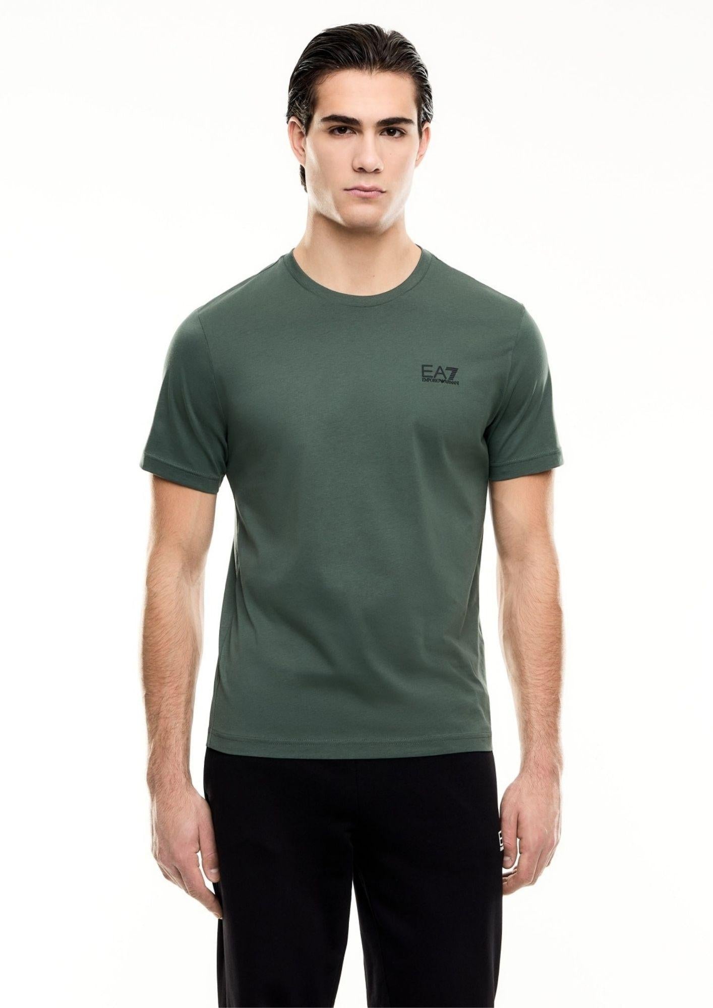 EA7 Emporio Armani T-Shirt Uomo Verde 8NPT25 PJVPZ U7260 EA7 EMPORIO ARMANI
