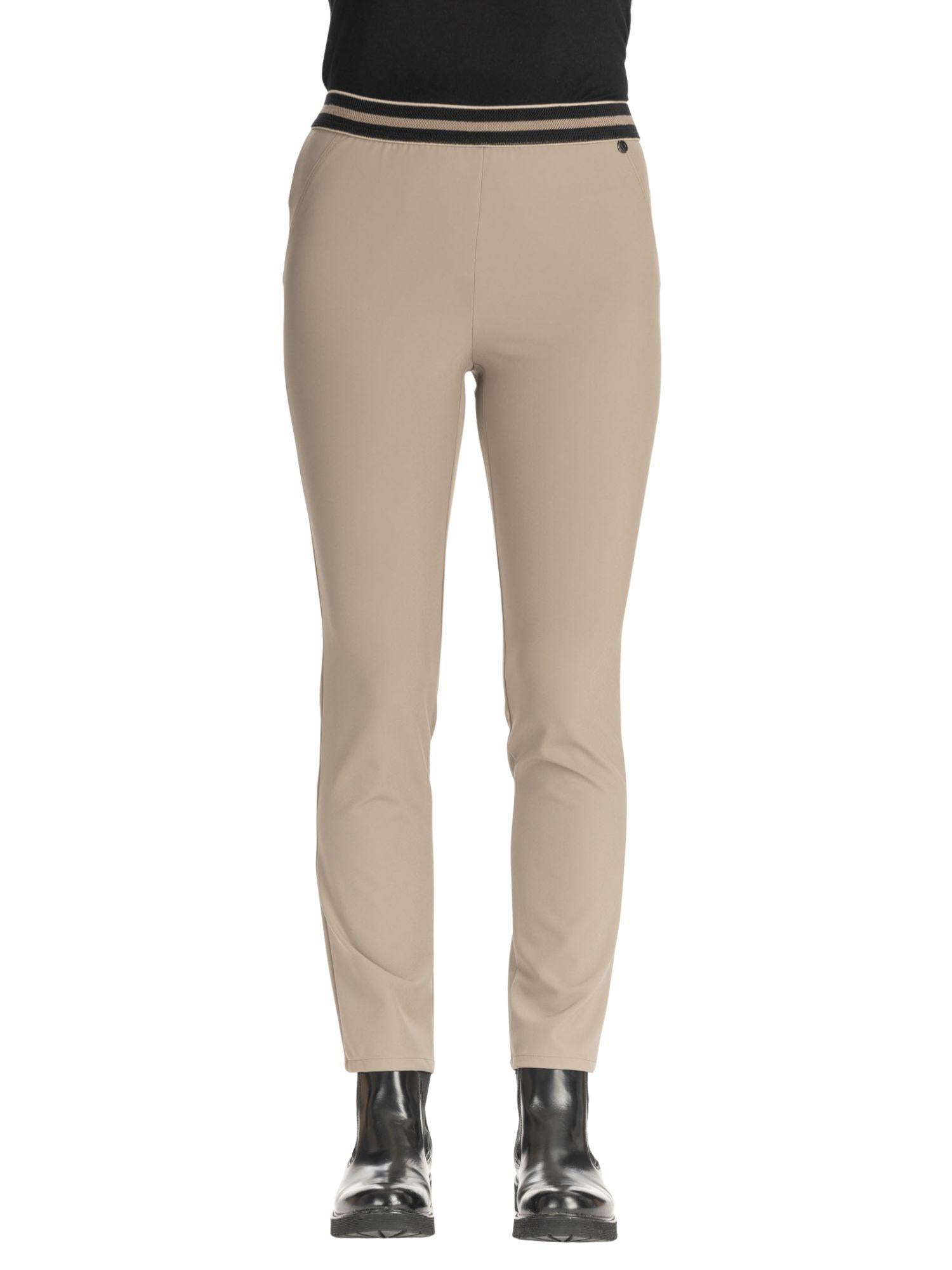 Diana Gallesi Pantalone Donna Tortora P802R008465N F2 DIANA GALLESI