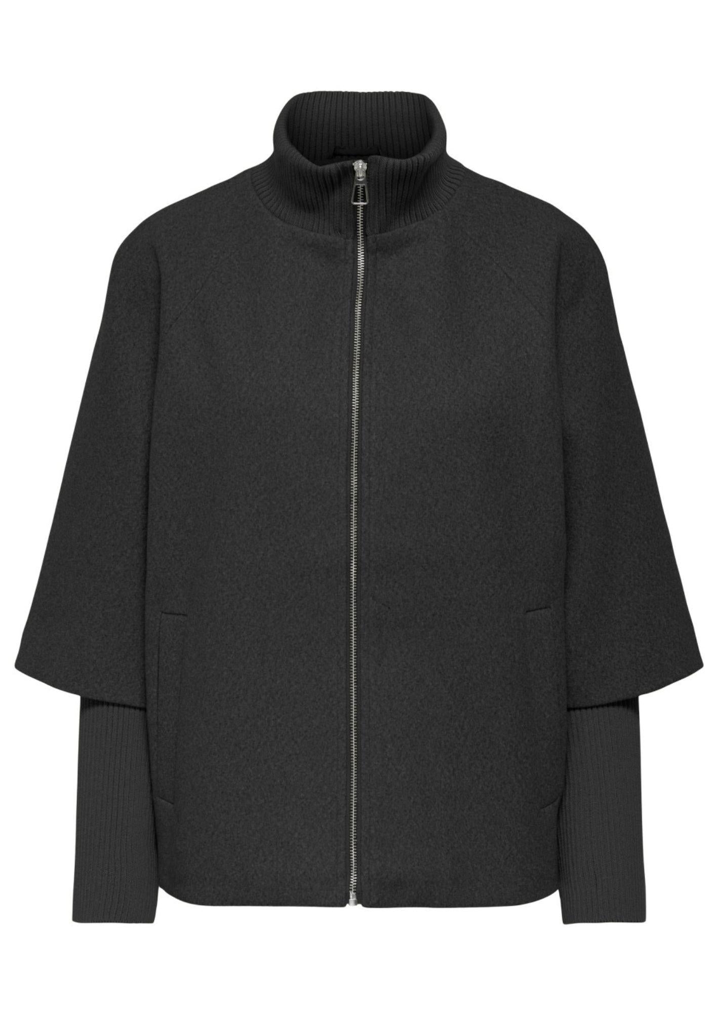 Jacqueline De Yong Cappotto Invernale Donna Memory Grigio 15353907 Dark Grey Melange JACQUELINE DE YONG