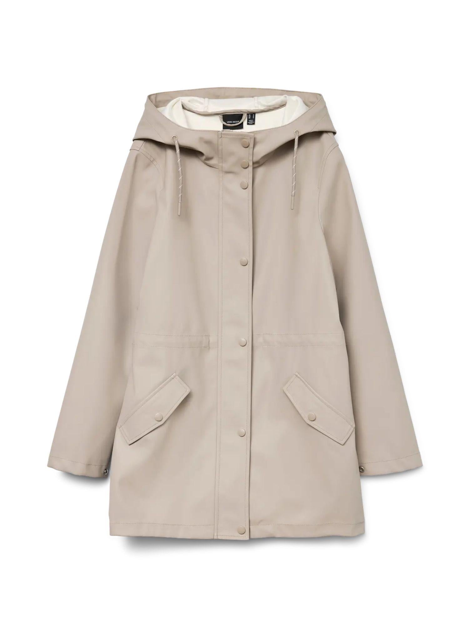 Vero Moda Giacca Donna Impermeabile Grey Peat VMMalou 10266982 Moon Rock VERO MODA