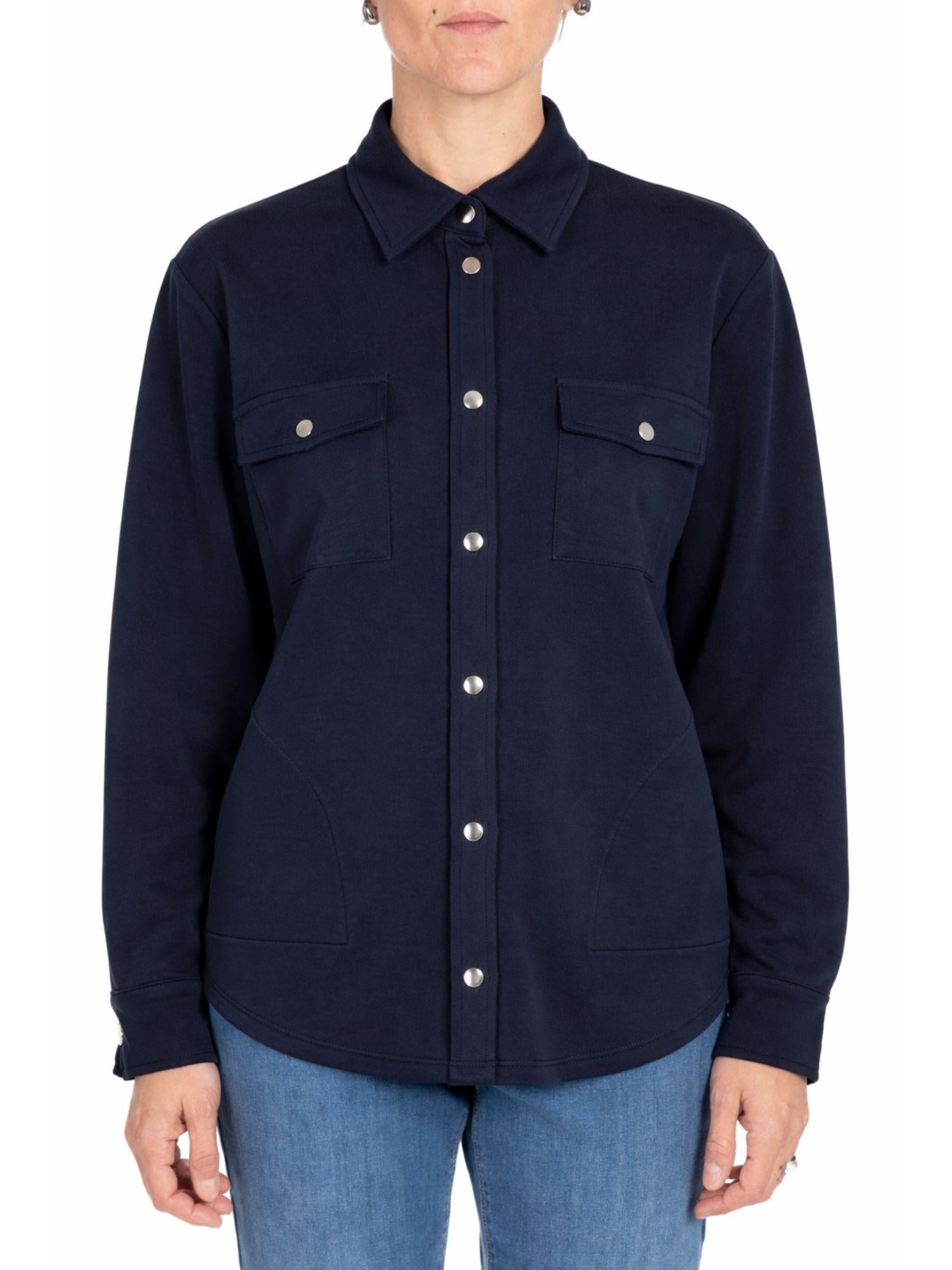 Diana Gallesi Camicia Donna Blu Navy 5808J000815N 34 DIANA GALLESI