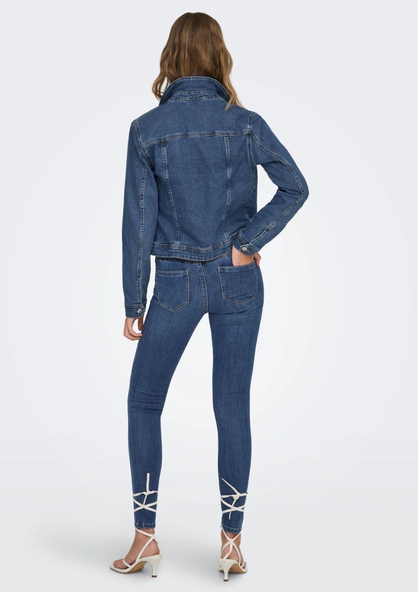 Only Giubbino Donna Wonder Medium Blu Denim 15243147 Medium Blue Denim ONLY