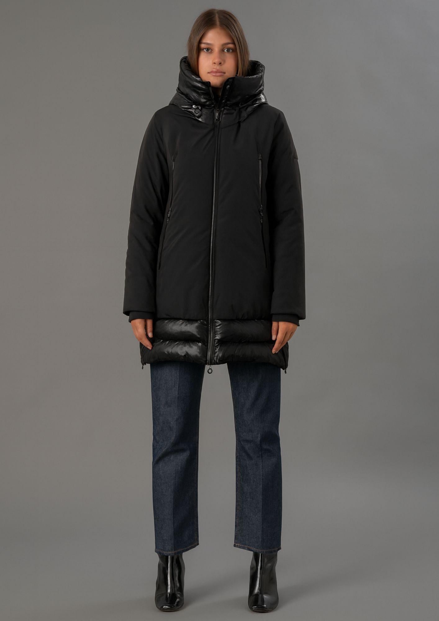 Rihunik Giacca Invernale Donna Lisbona25 Nera RIW277J F0117 999 RIHUNIK