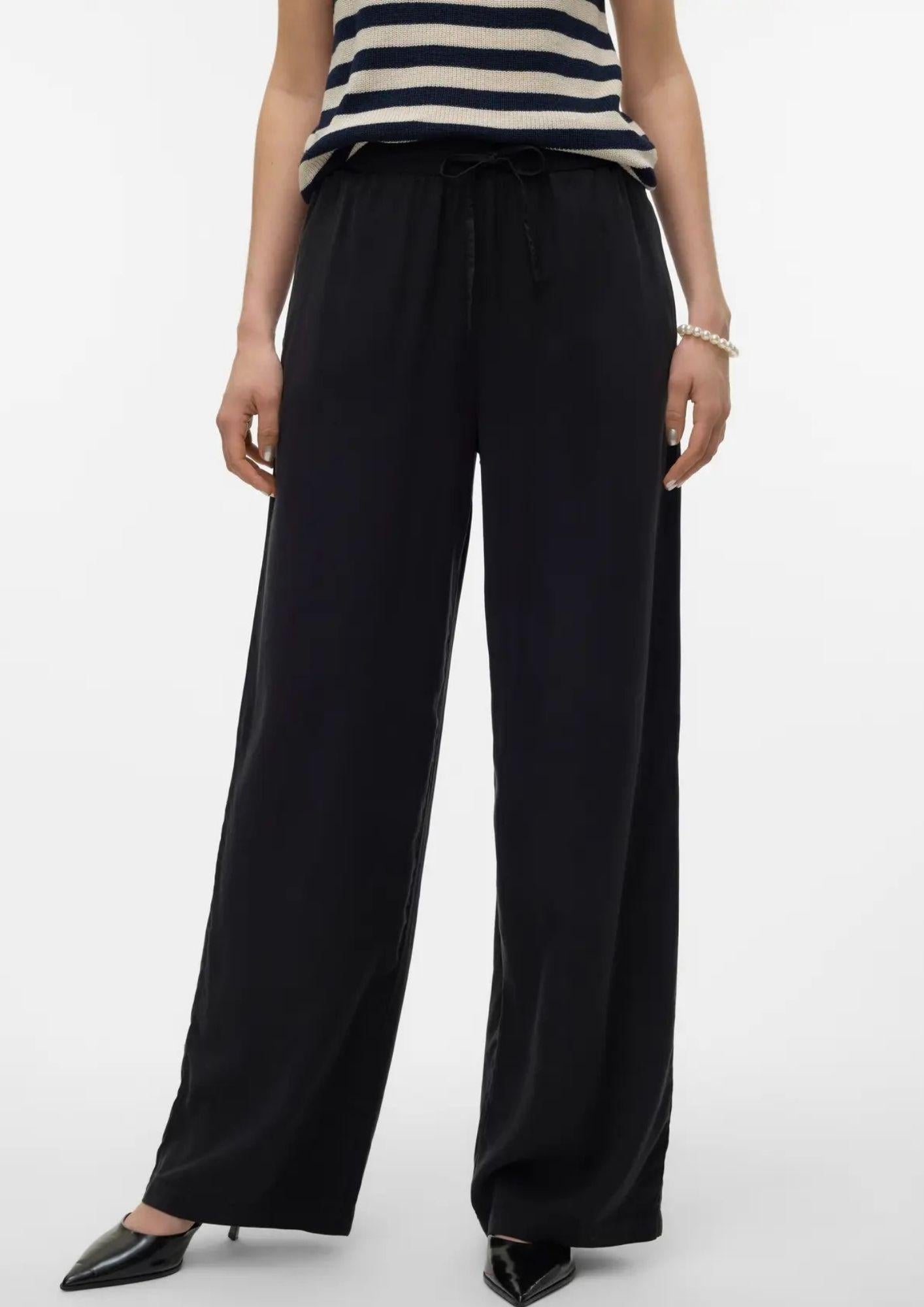 Vero Moda Pantalone Donna Bree Nero Denim 10304898 Black Denim VERO MODA