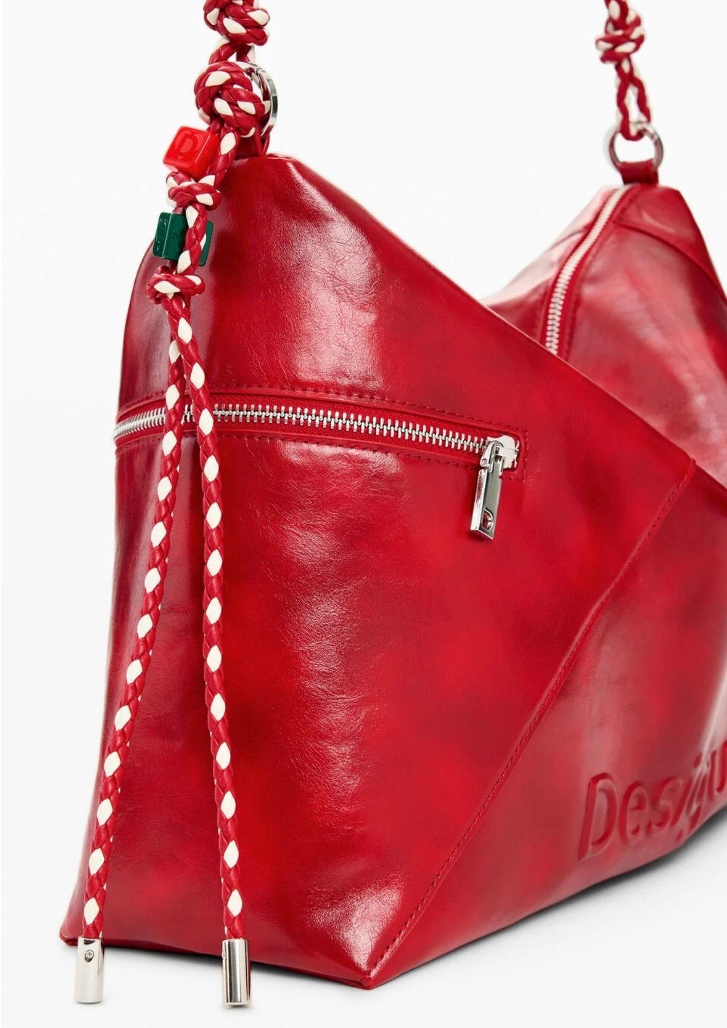 Desigual Borsa Donna Bag Half Logo Leiria 2.0 Rossa 26SAXPA8 3000 DESIGUAL