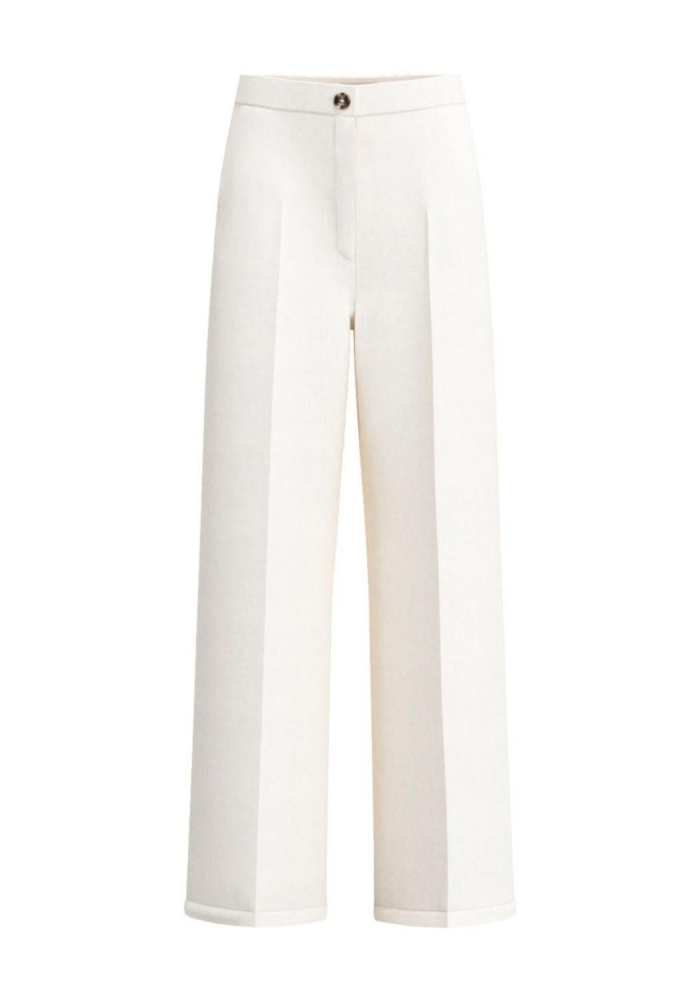 Emme Marella Pantalone Donna Emmpera Bianco 2615131102200 001 EMME MARELLA
