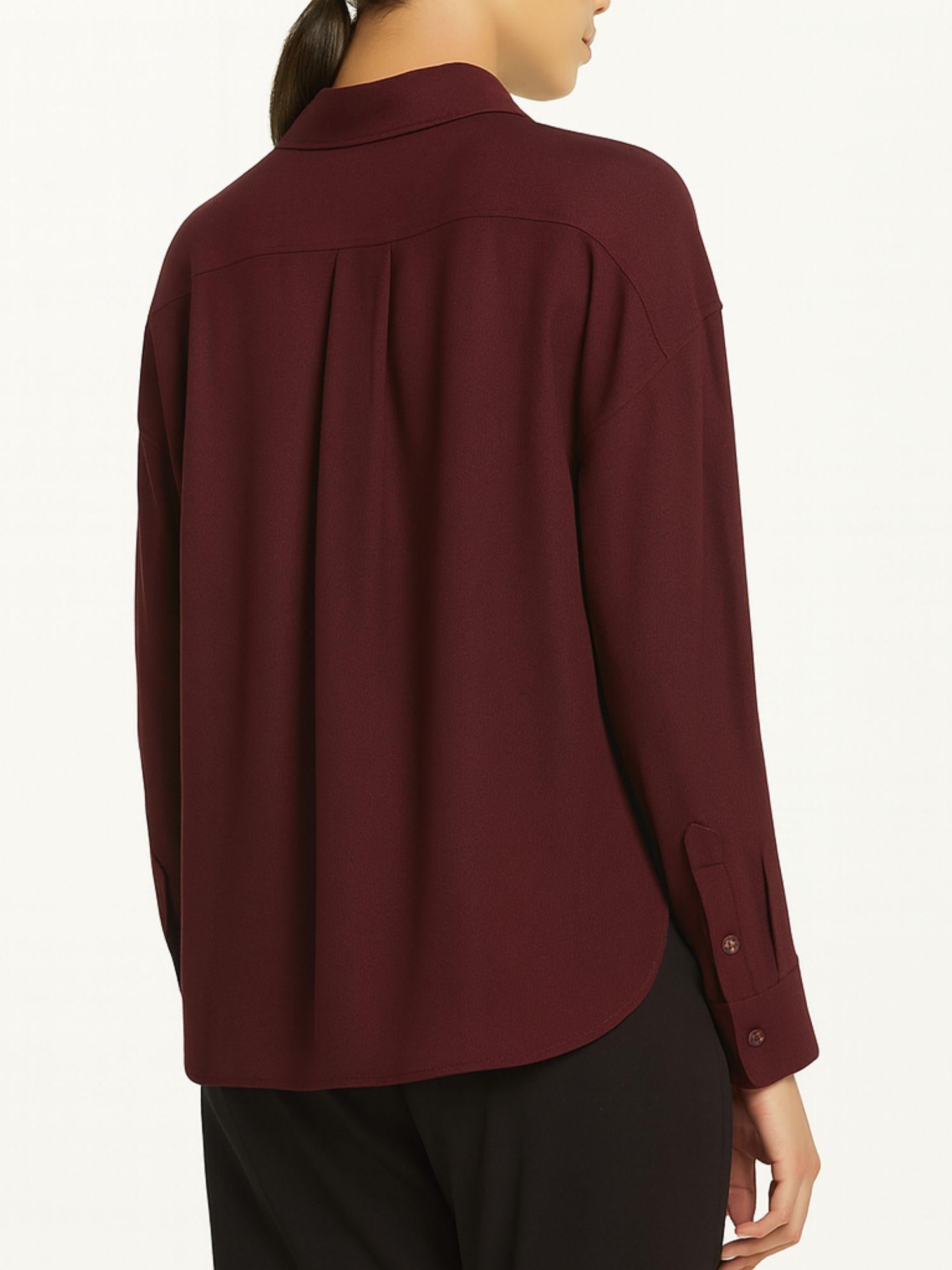 Emme Marella Camicia Donna Chopin Bordeaux 2525116072200 006 EMME MARELLA