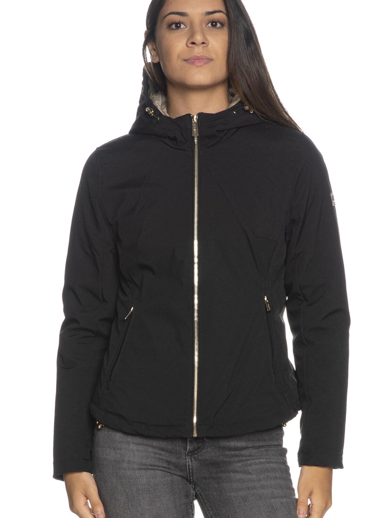 Yes Zee Giacca Invernale Donna Nero J028 M200 0801 YES ZEE