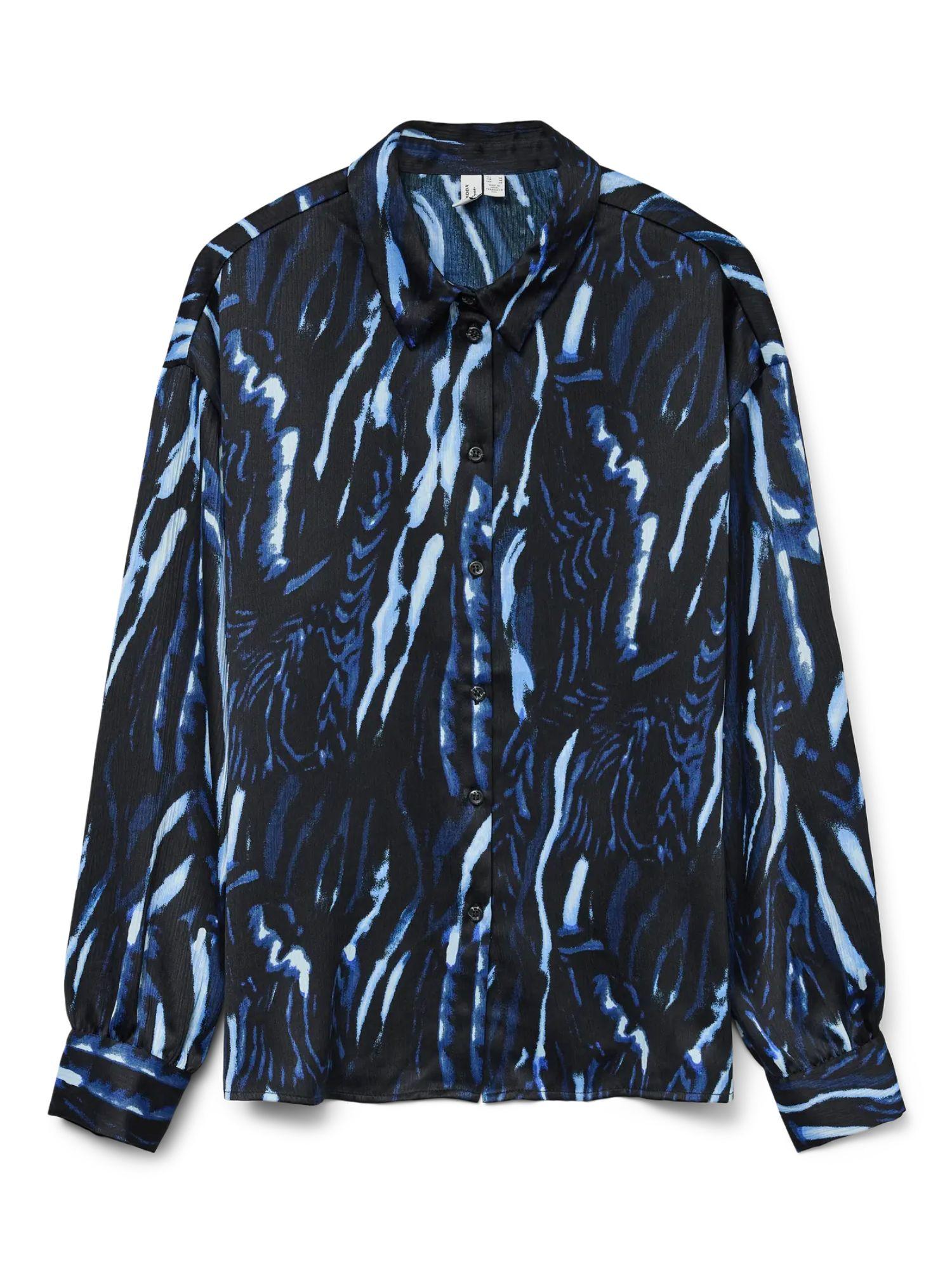 Vero Moda Camicia Donna Ferna Surf The Web 10332923 Black Ferna VERO MODA