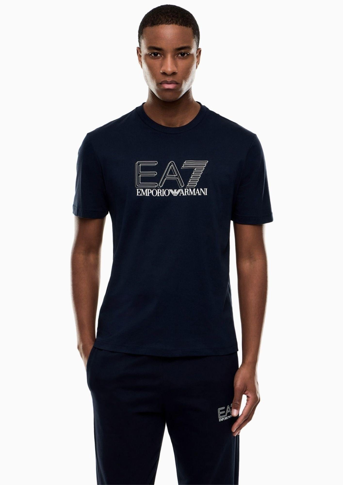 EA7 Emporio Armani T-Shirt Blu 7M001307 AF10375 UB102 EA7 EMPORIO ARMANI