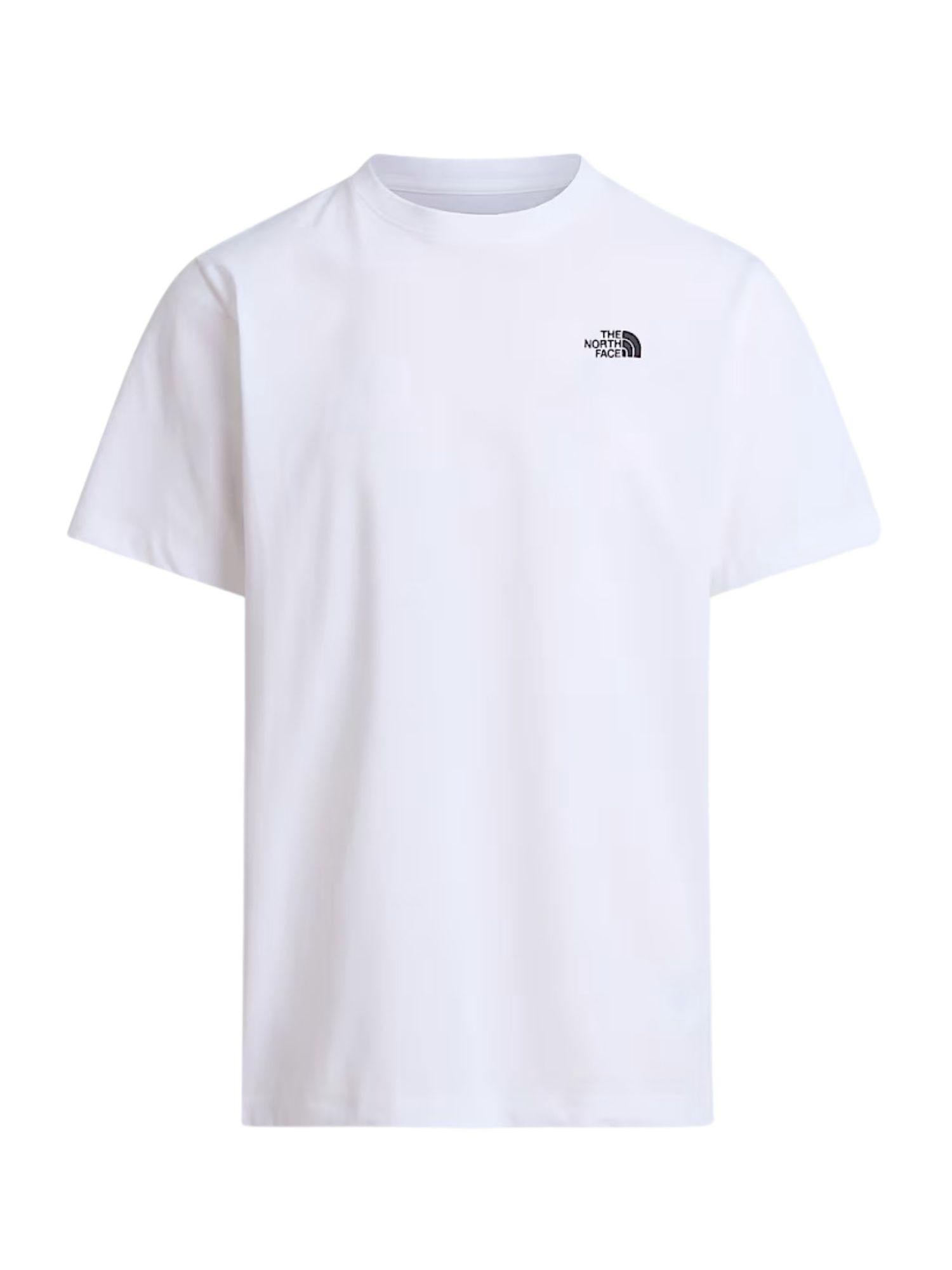 The North Face T-Shirt Uomo Bianca Evolution Simple Dome Regular NF0A8CZ2 FN4 THE NORTH FACE