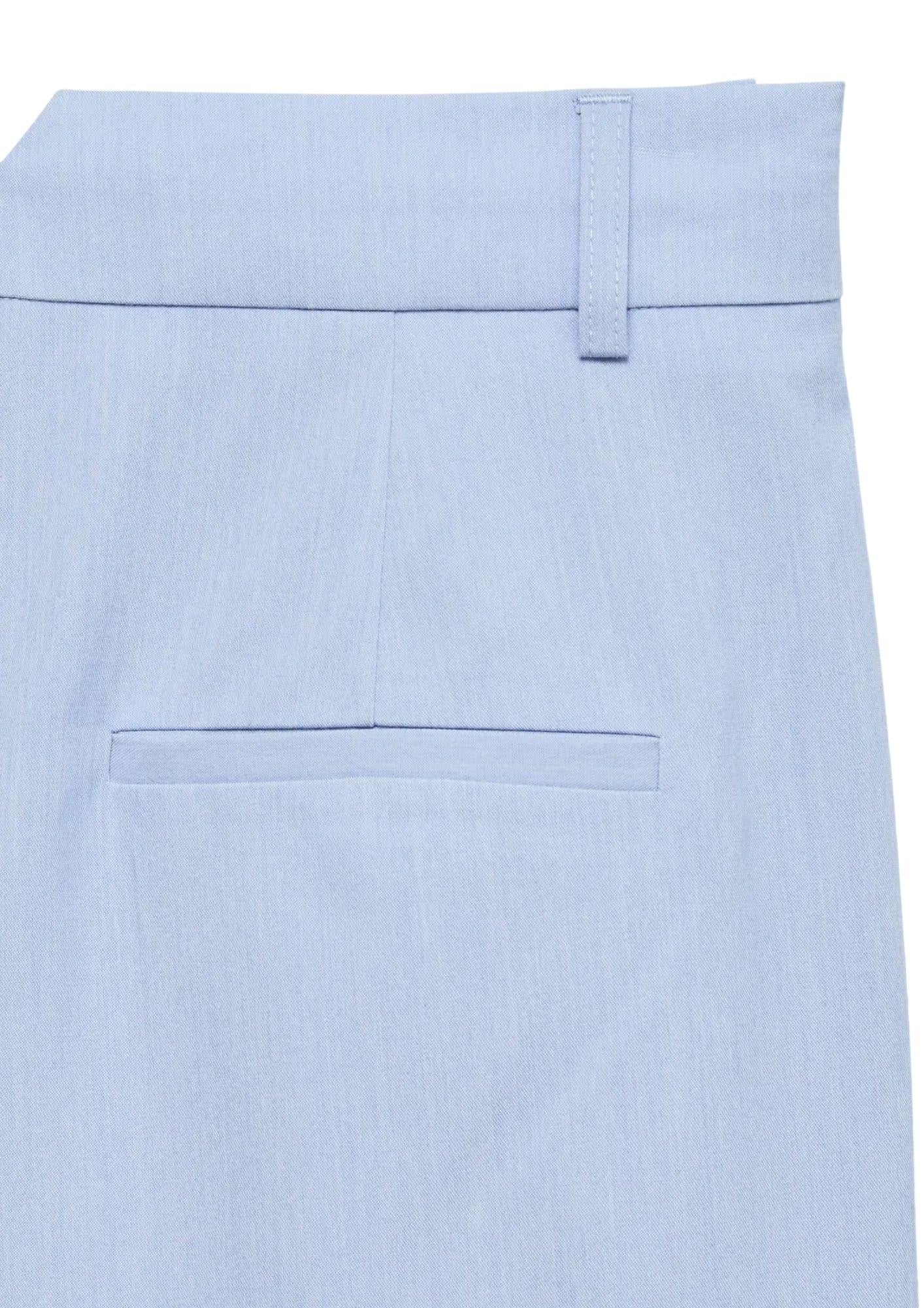 Vero Moda Pantalone Donna Nille Blu Brunnera 10342556 Brunnera Blue MELANGE VERO MODA