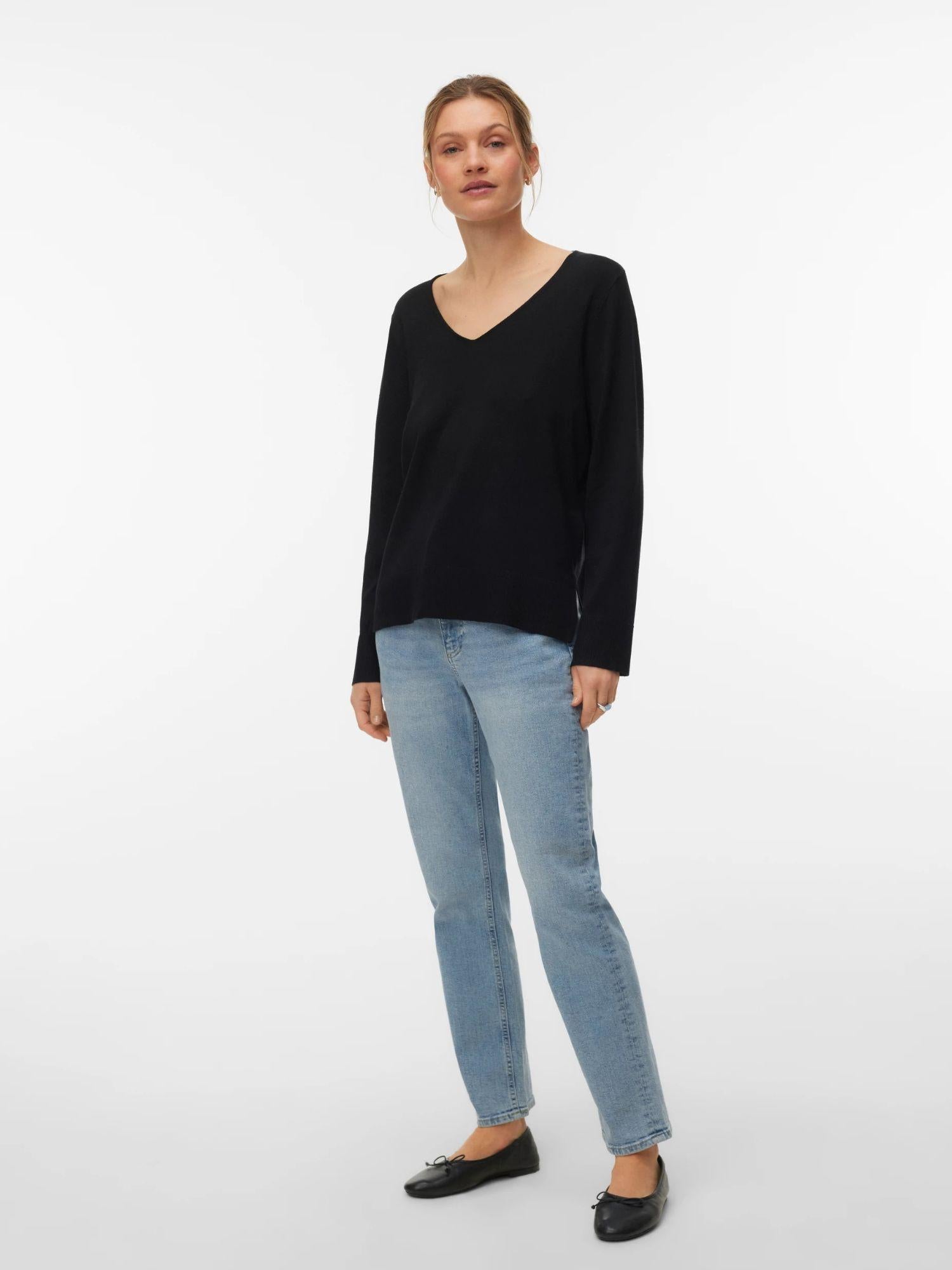 Vero Moda Maglia Donna Nero VMSilje 10320451 Black VERO MODA