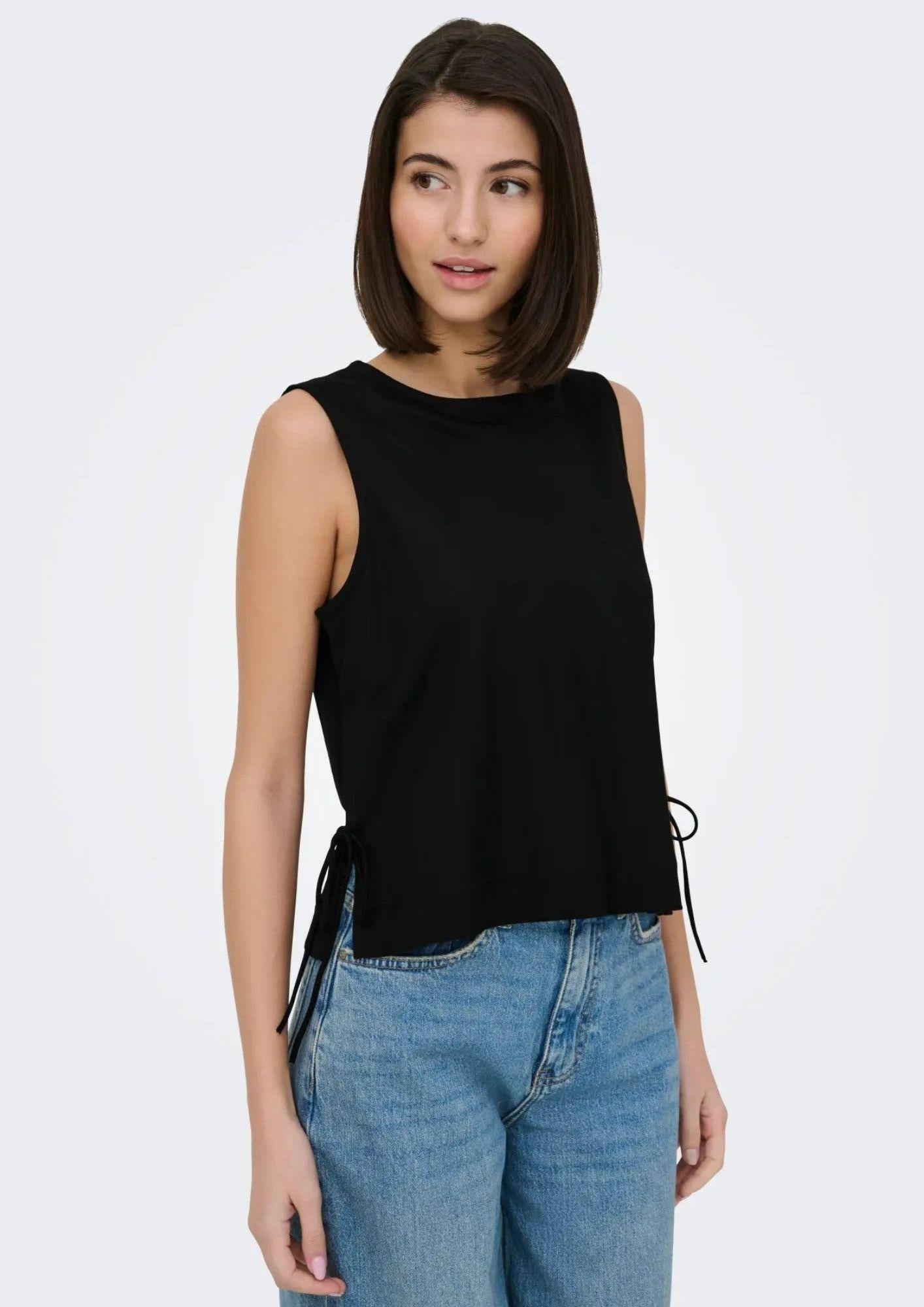 Jacqueline De Yong Top Donna Leslie Nero 15374333 Black JACQUELINE DE YONG