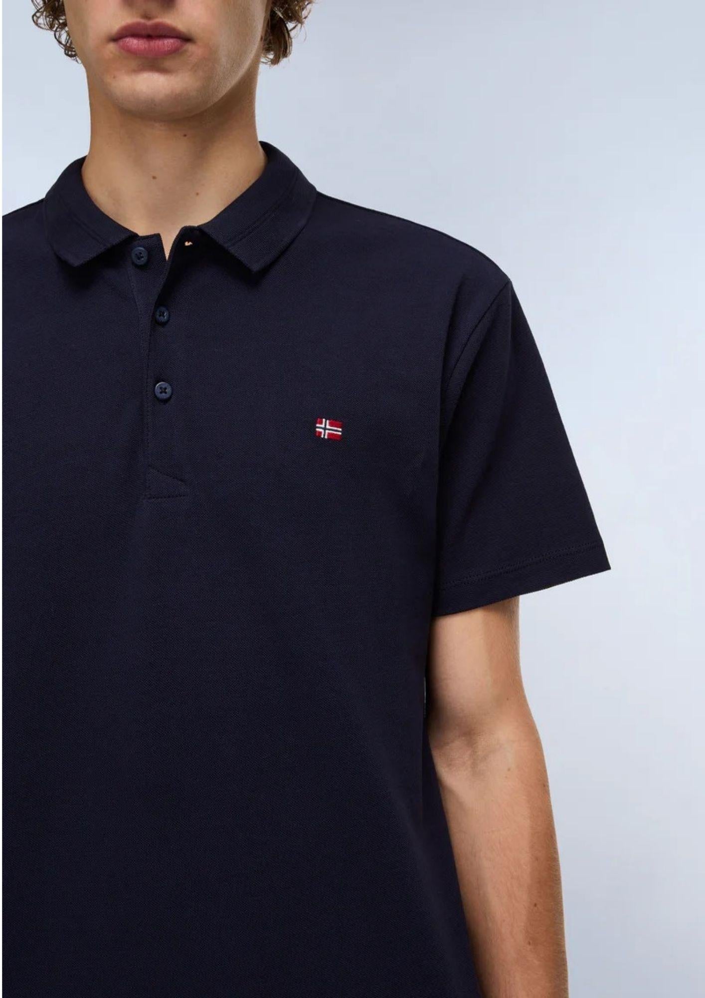 Napapijri Polo Uomo Ealis Blu Marino NP0A4H8B 176 NAPAPIJRI