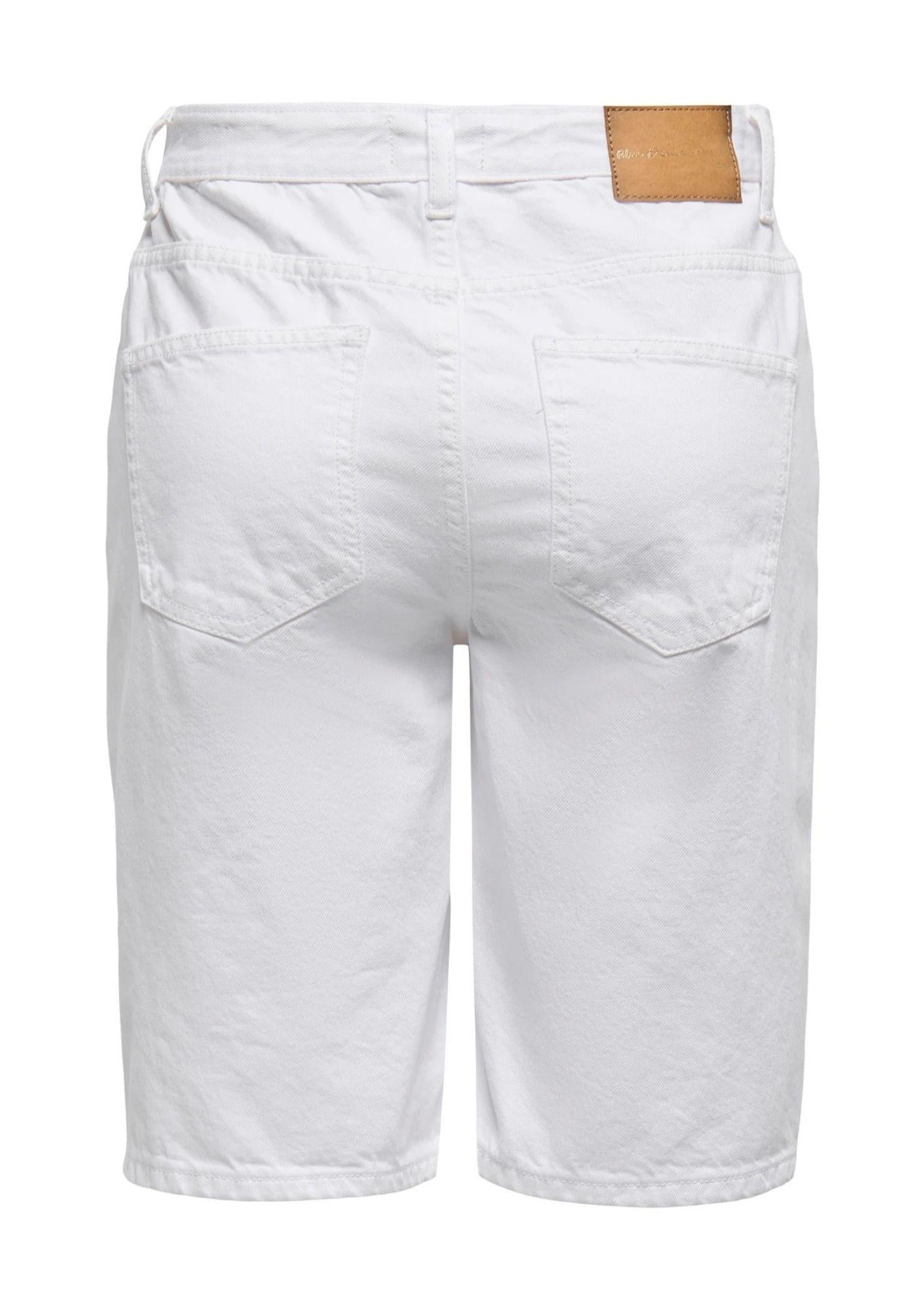 Only Bermuda Donna Sonny Bianco Denim 15256709 White ONLY